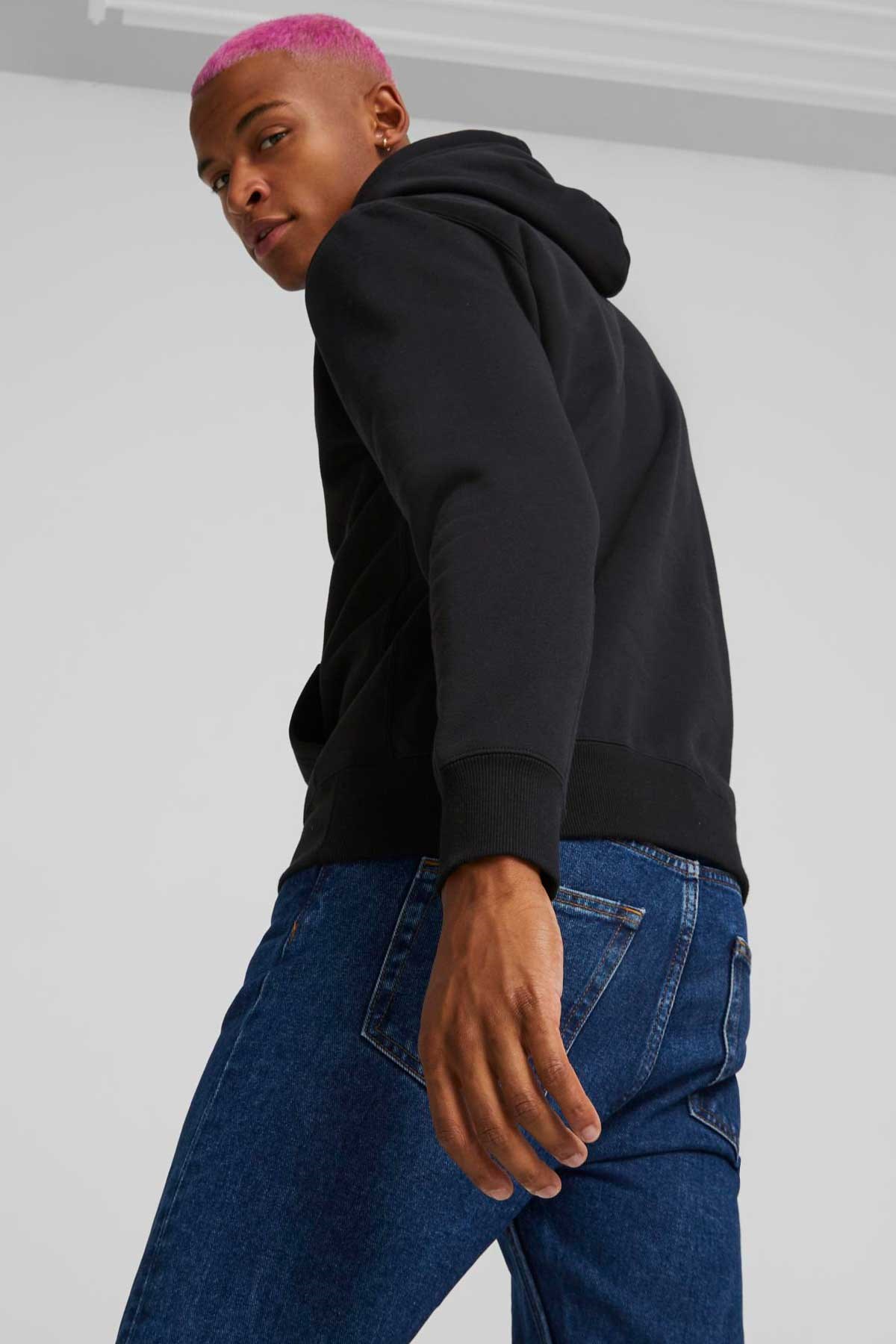 Puma Classics Small Logo Erkek Sweatshirt 53559601 Siyah
