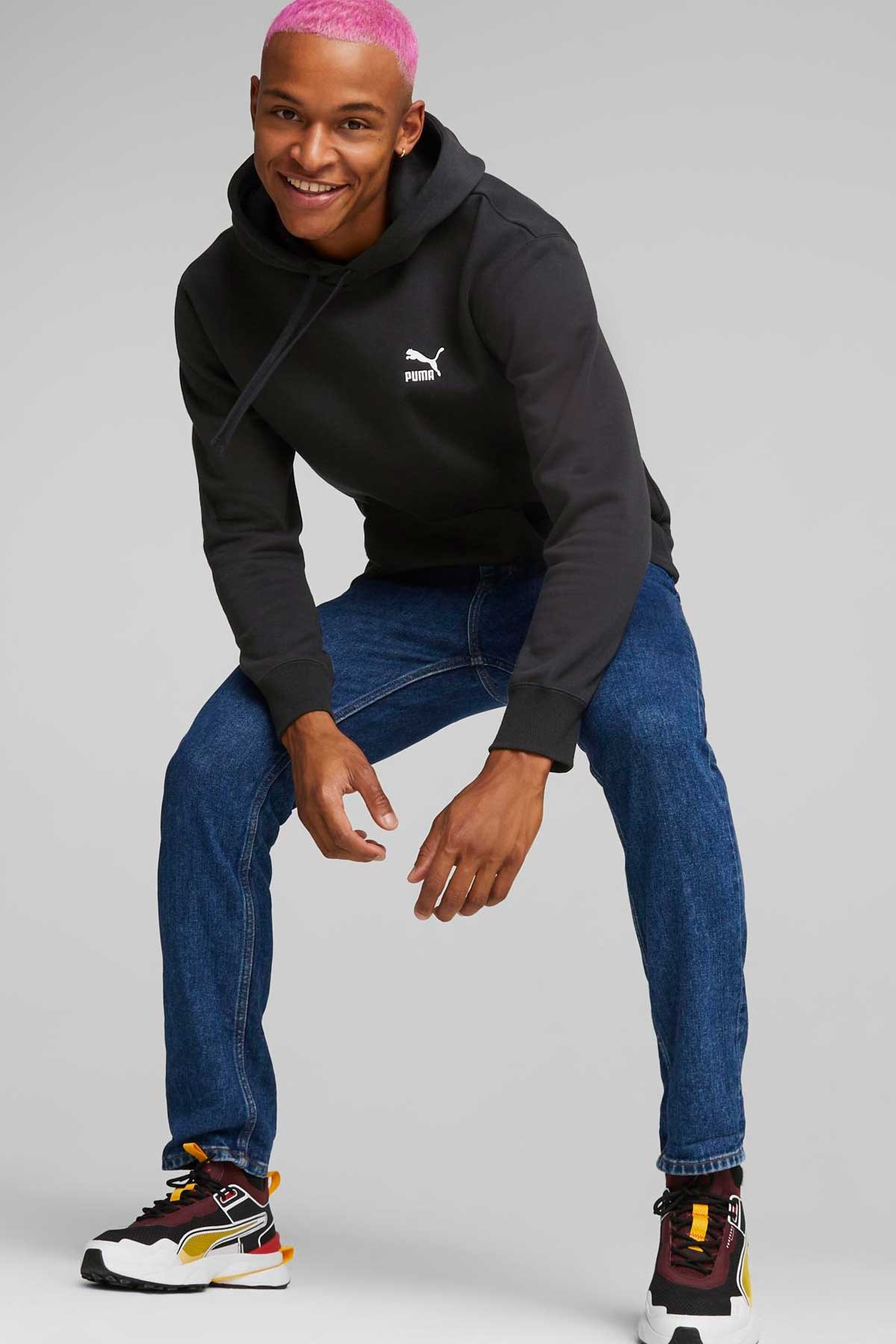 Puma Classics Small Logo Erkek Sweatshirt 53559601 Siyah