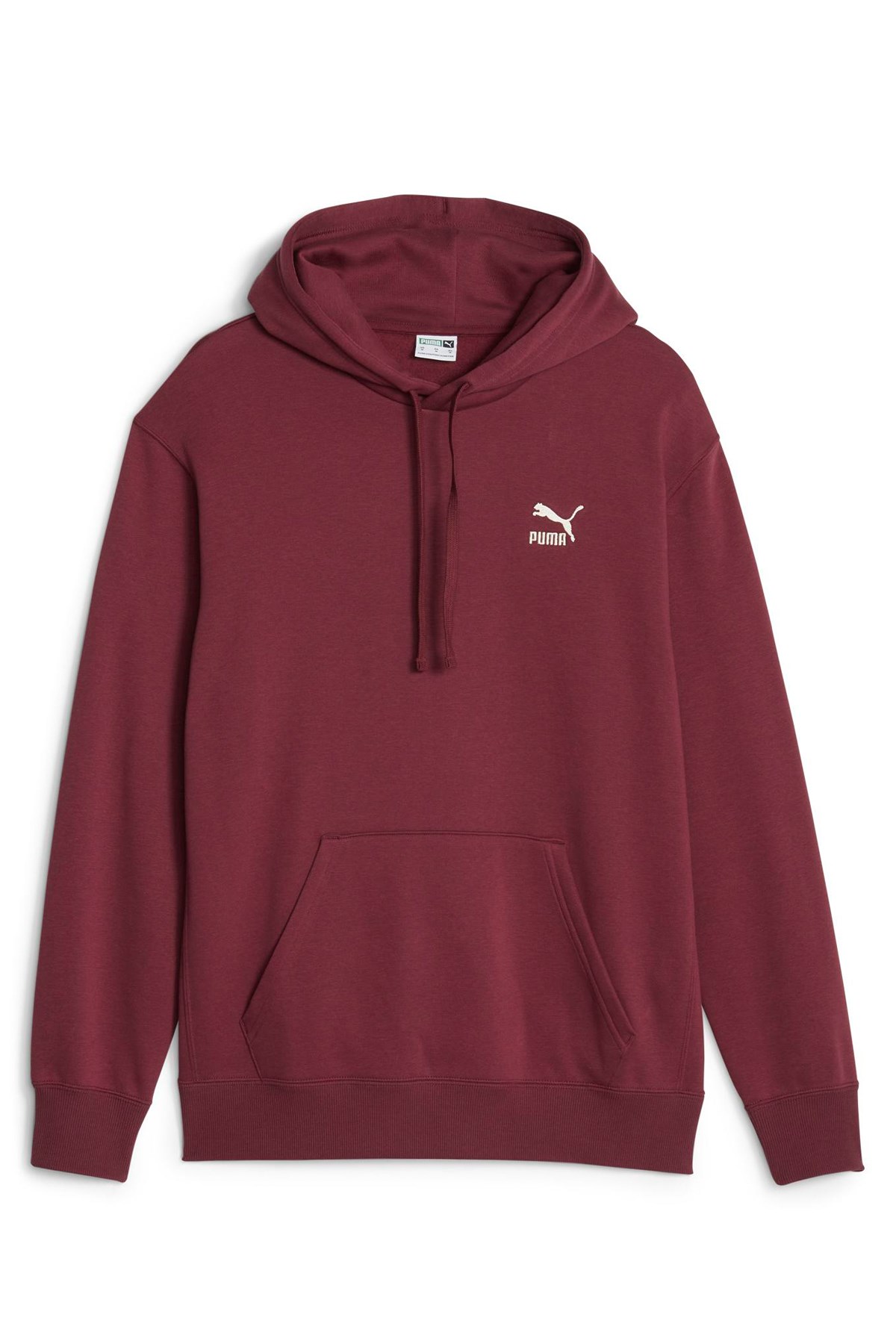 Puma Classics Small Logo Erkek Sweatshirt 53559622 Bordo