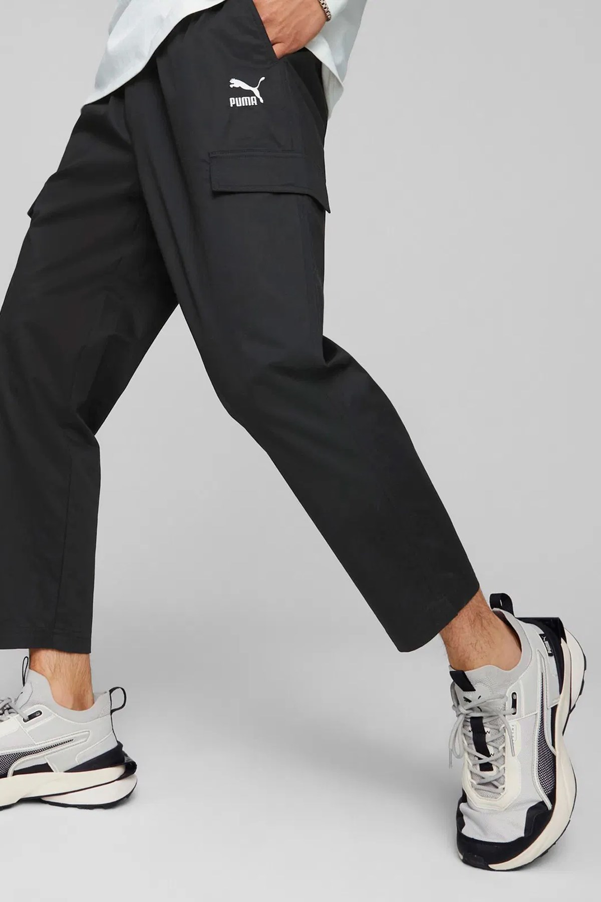 Puma Classics Woven Pants Erkek Tek Alt 53560501 Siyah