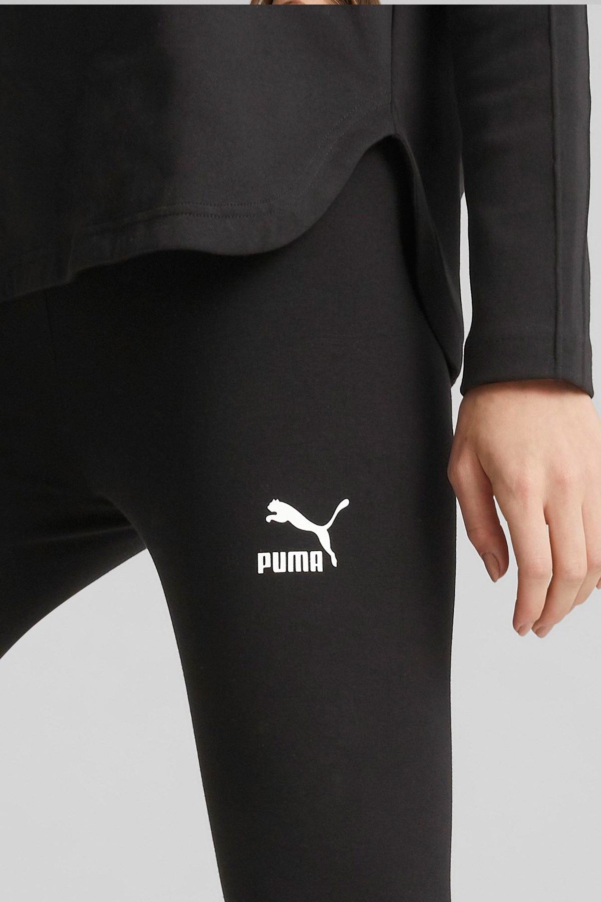 Puma Classics High Kadın Tayt 53561201 Siyah