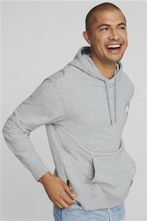 Puma Swxp Graphic Erkek Sweatshirt 53566004 Gri