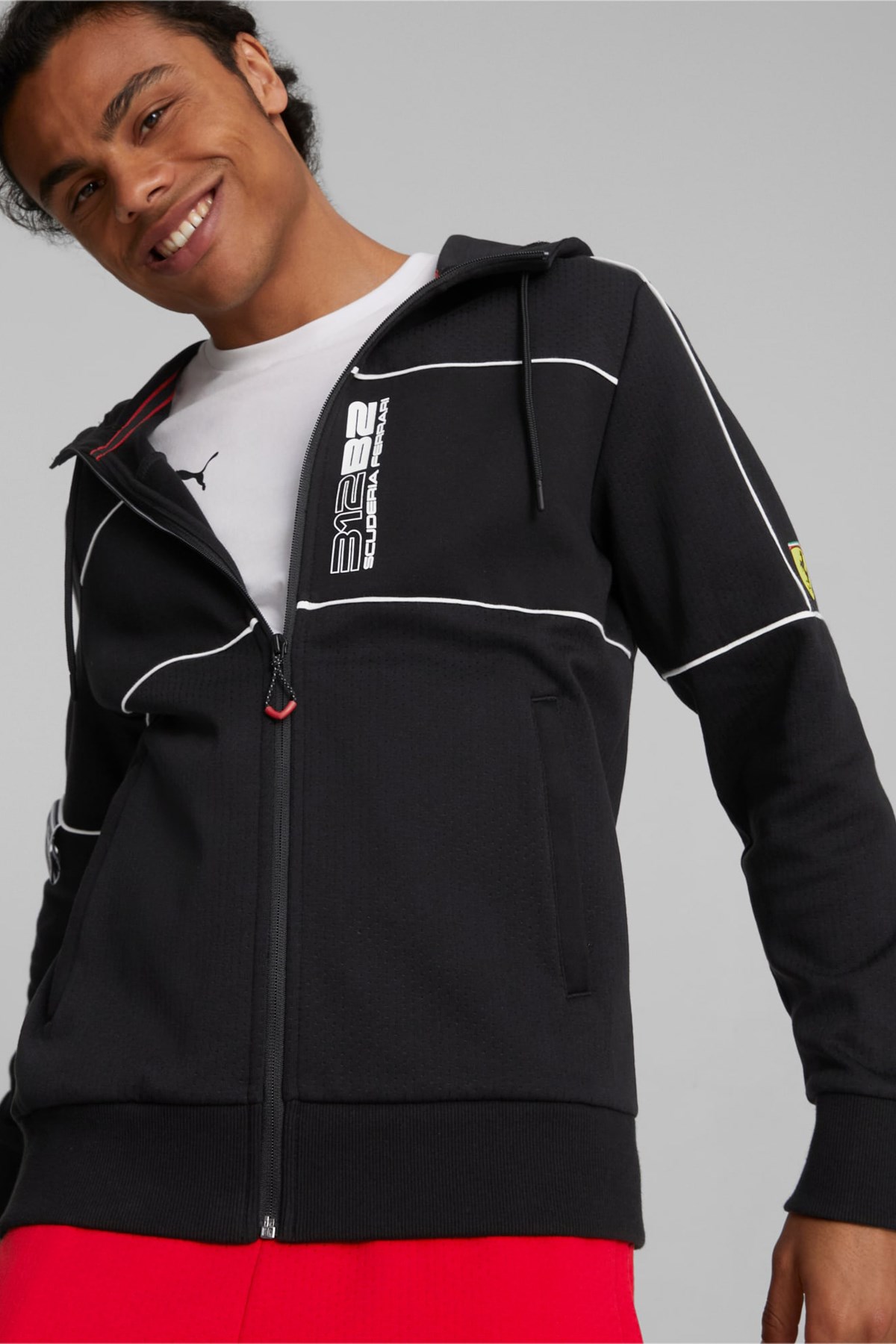 Puma Ferrari Race Hdd Erkek Sweatshirt 53582901 Siyah