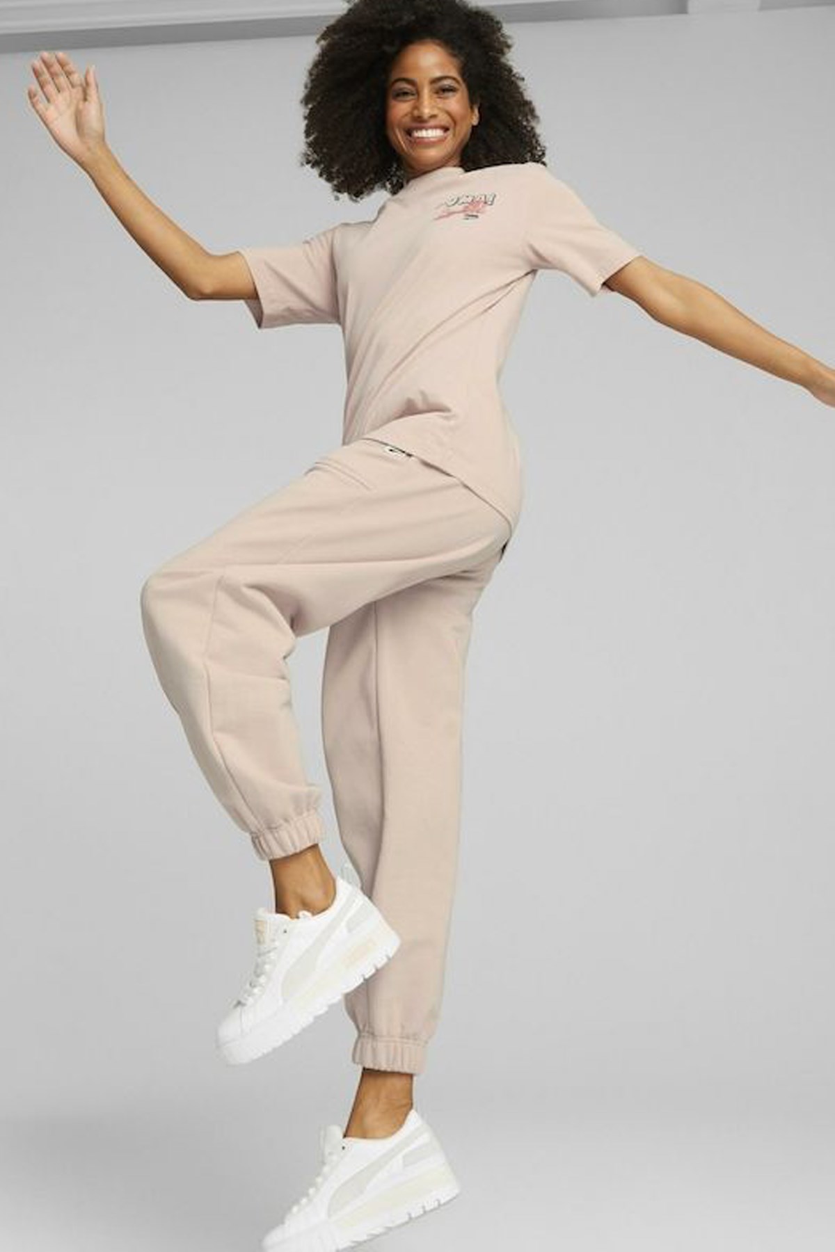 Puma Downtown Sweatpants Kadın Tek Alt 53607247 Pembe