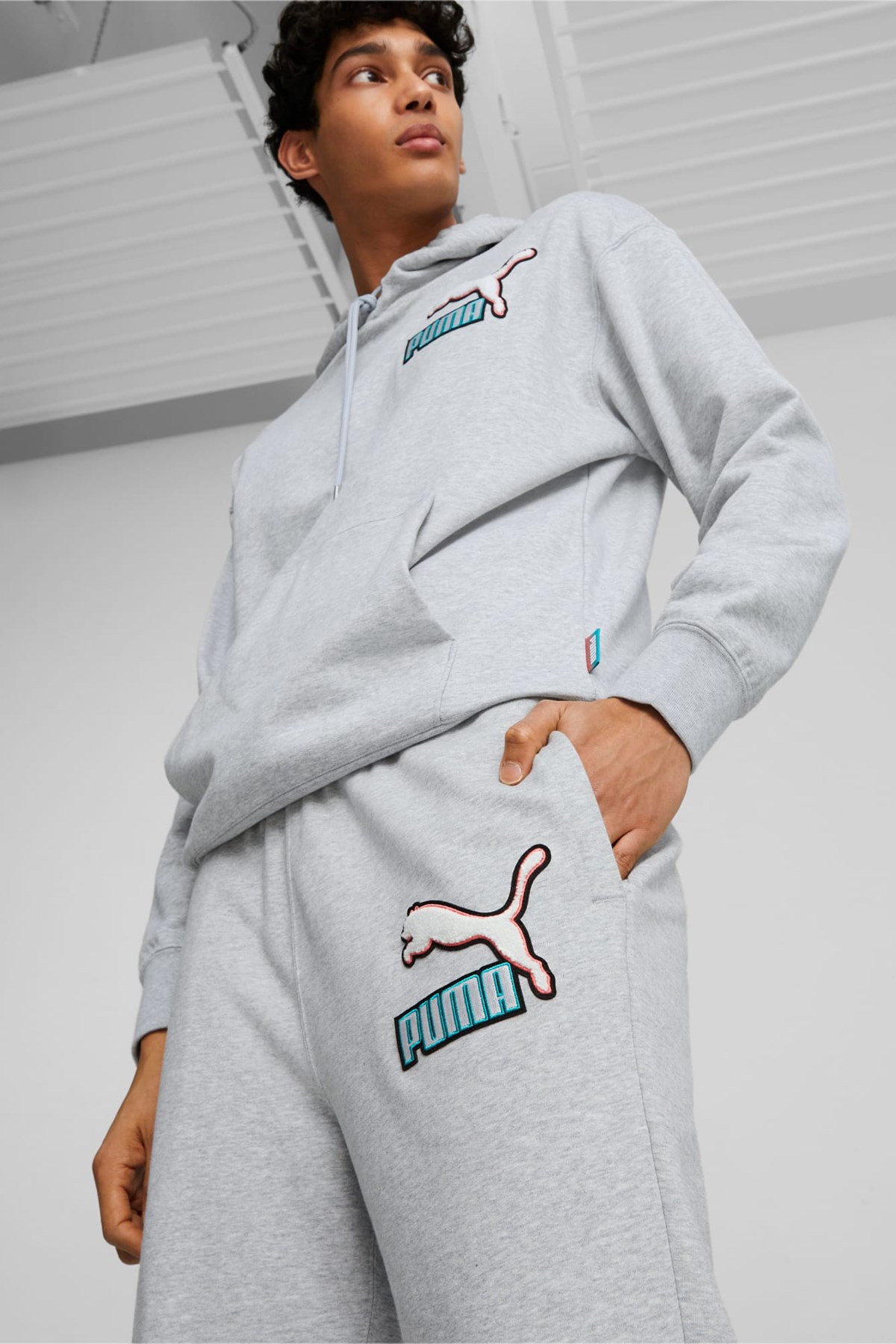 Puma Fandom Erkek Eşofman Altı 53611304 Gri