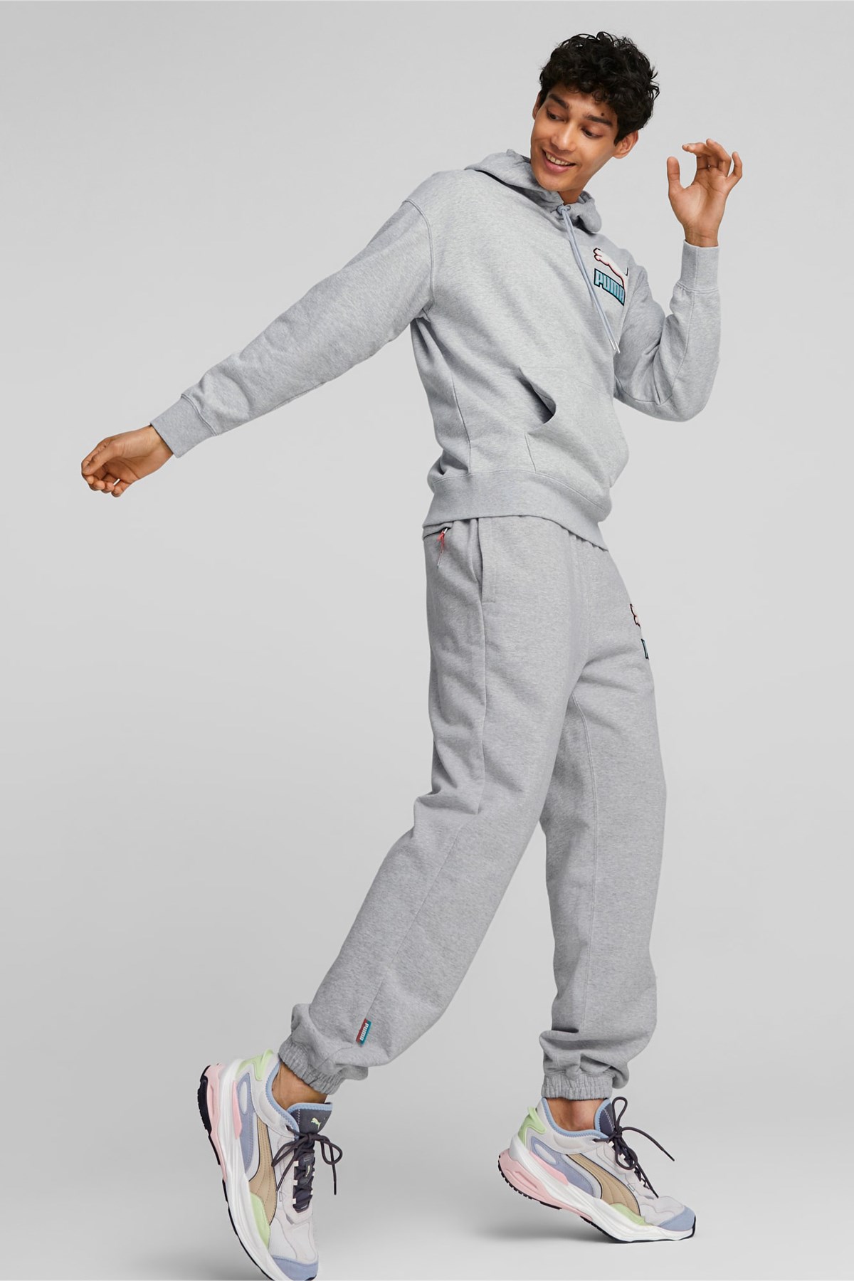 Puma Fandom Erkek Eşofman Altı 53611304 Gri
