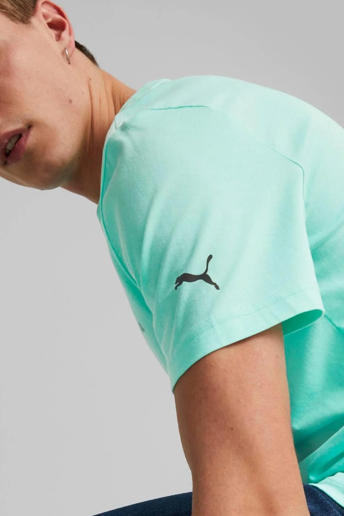 Puma Mapf1 Ess Logo Erkek Tişört 53644708 Yeşil