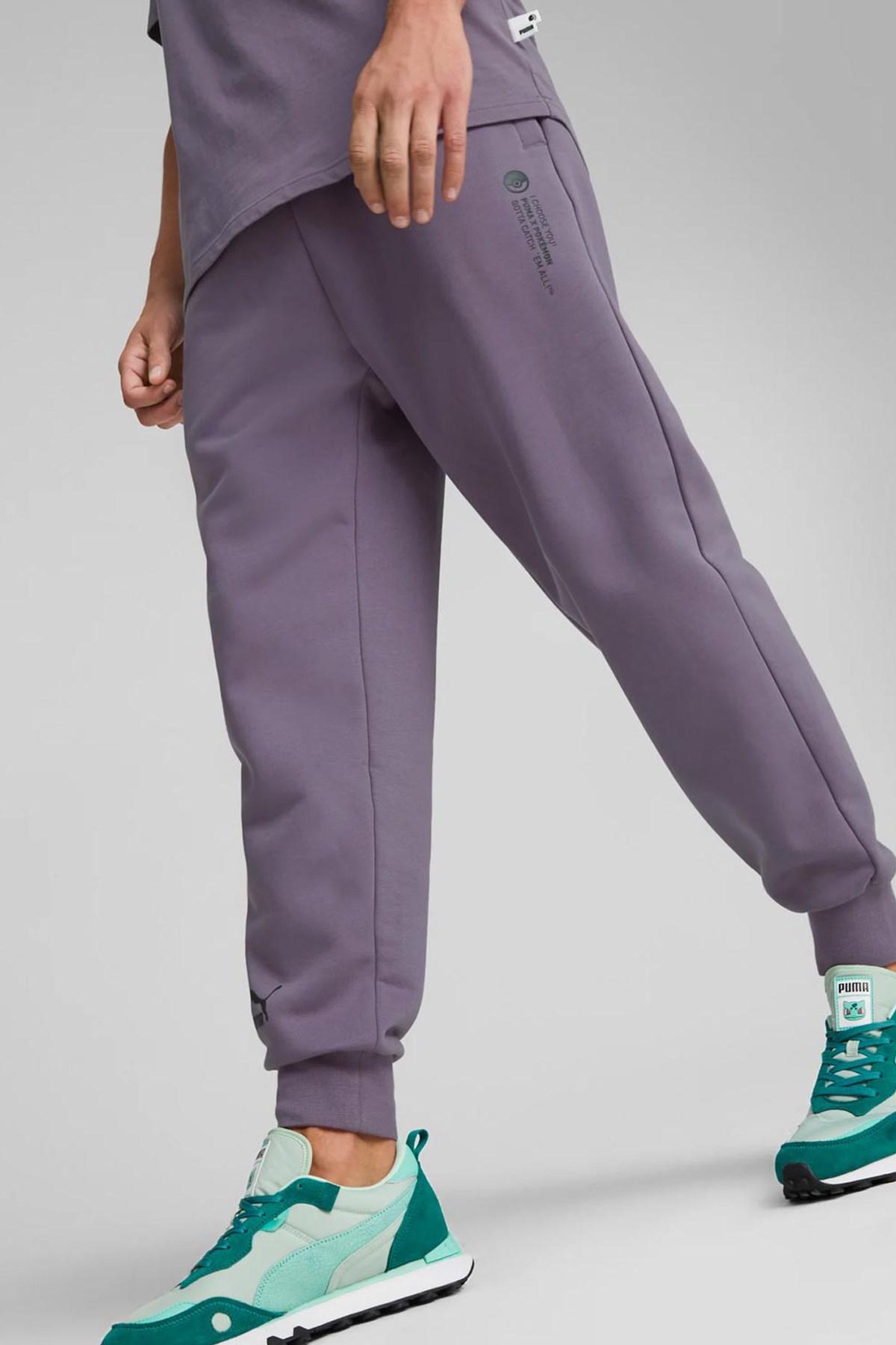 Puma X Pokemon Relaxed Erkek Eşofman Altı 53655061 Mor