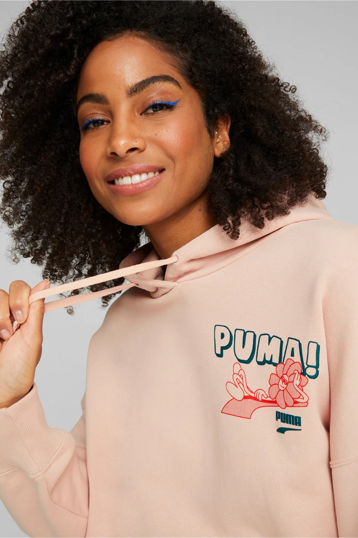 Puma Downtown Kadın Sweatshirt 53716547 Pembe