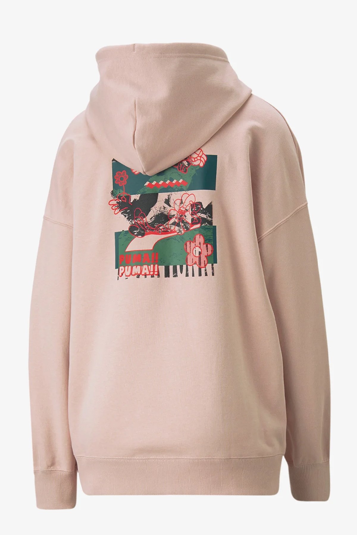 Puma Downtown Kadın Sweatshirt 53716547 Pembe