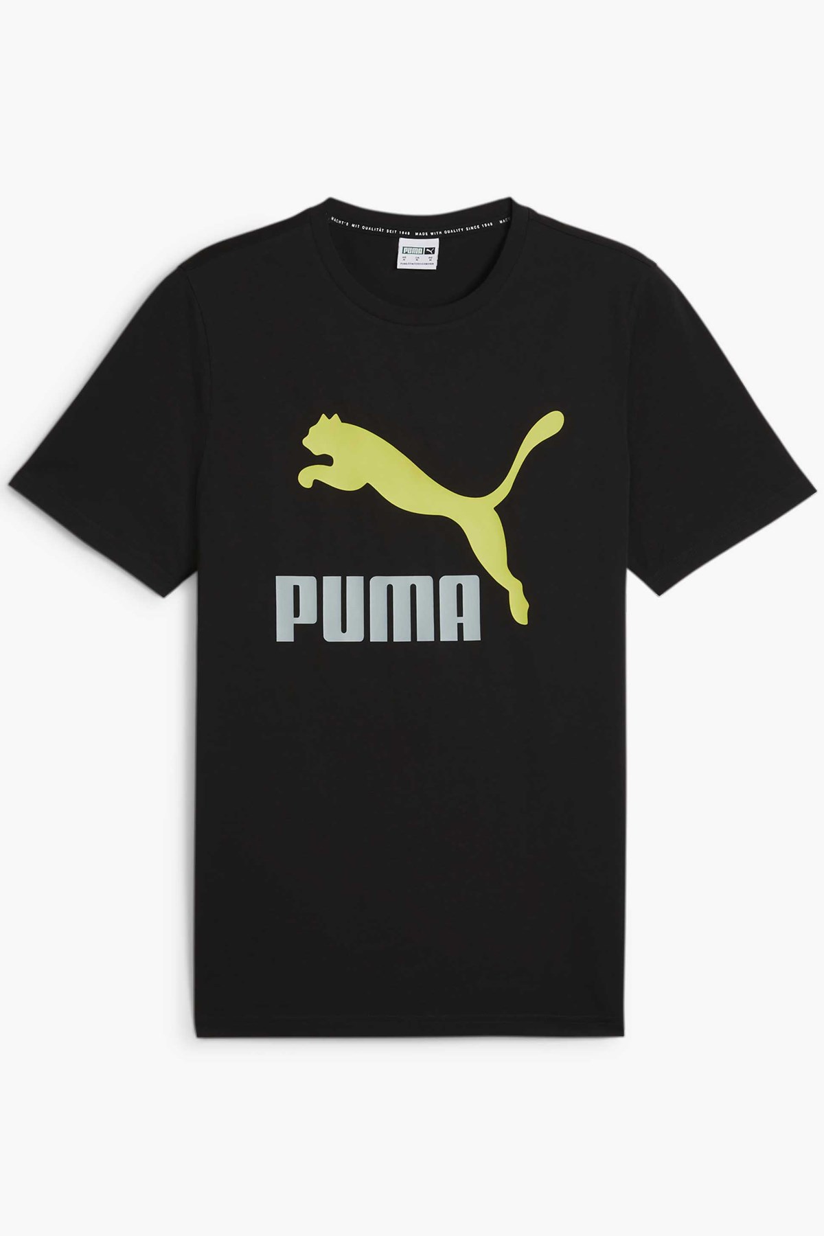 Puma Classics Logo Tee (S) Erkek Tişört 53806974 Siyah