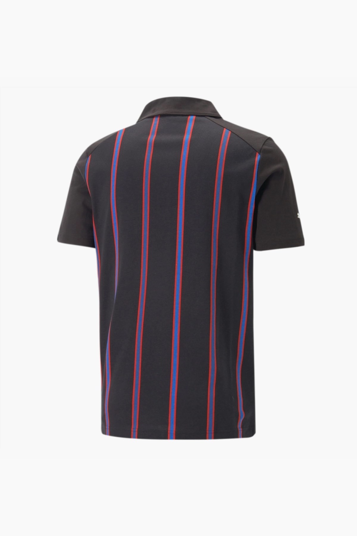 Puma Bmw Mms Striped Erkek Polo Tişört 53813601 Siyah