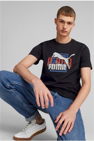 Puma Classics Erkek Tişört 53818001 Siyah