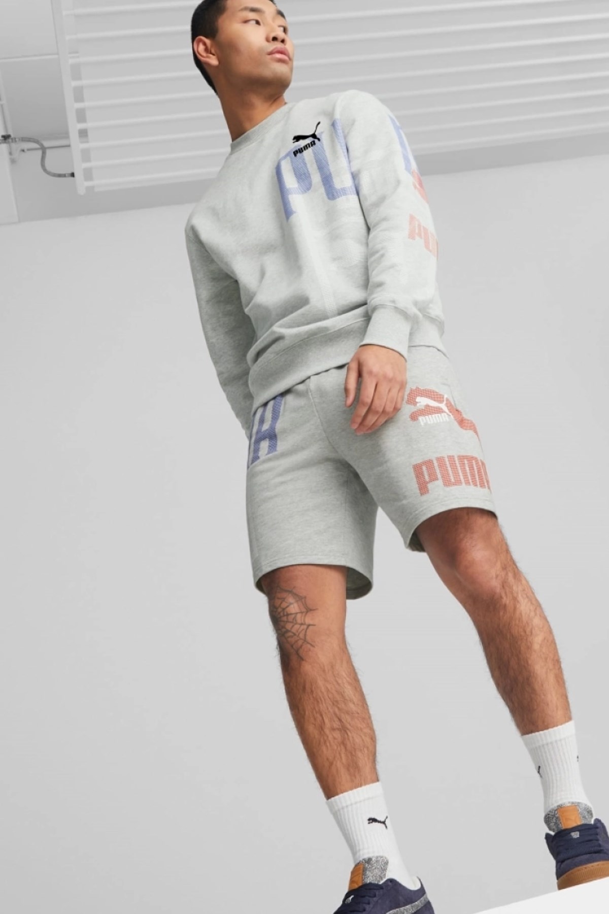 Puma Classics Erkek Şort 53819404 Gri