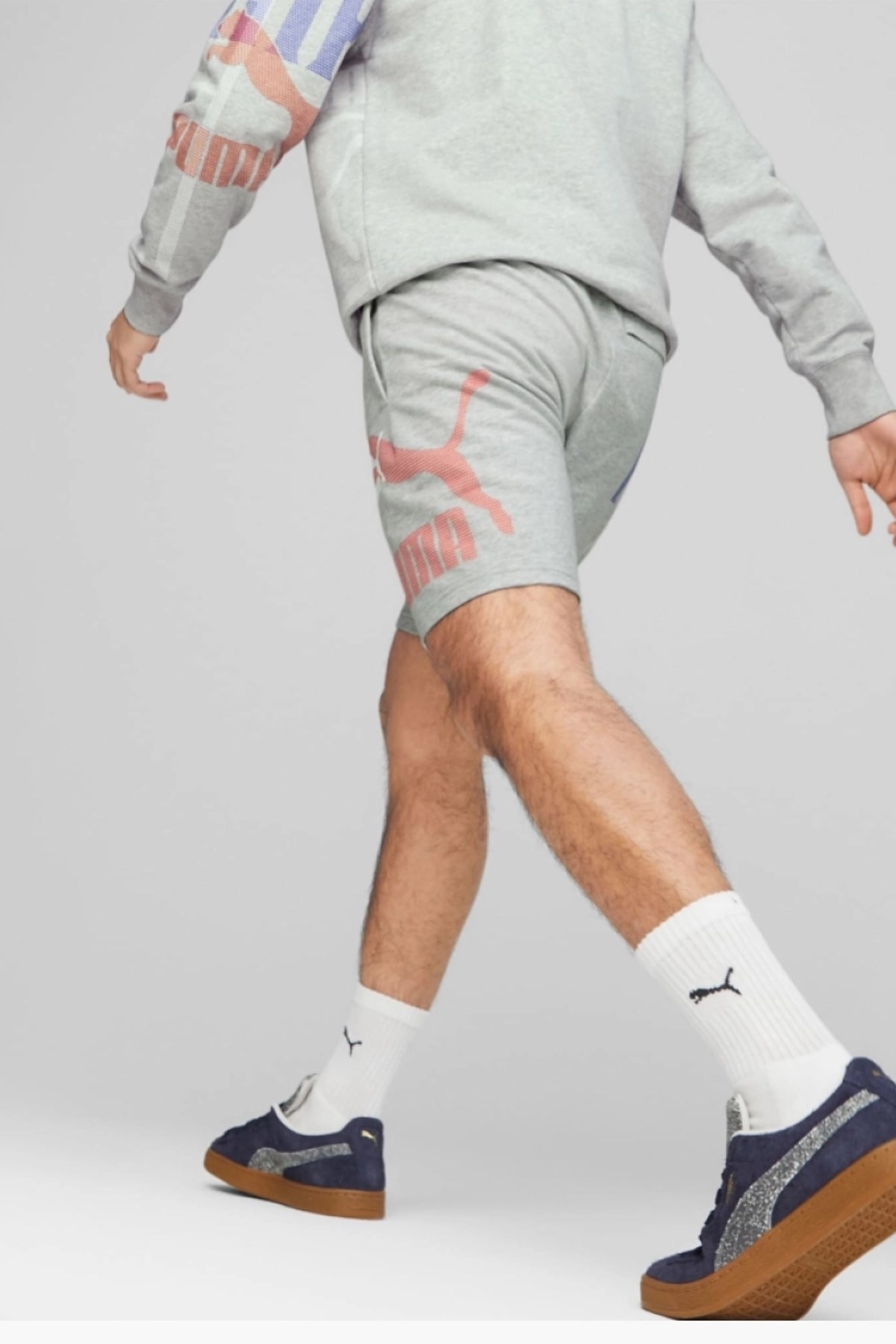 Puma Classics Erkek Şort 53819404 Gri