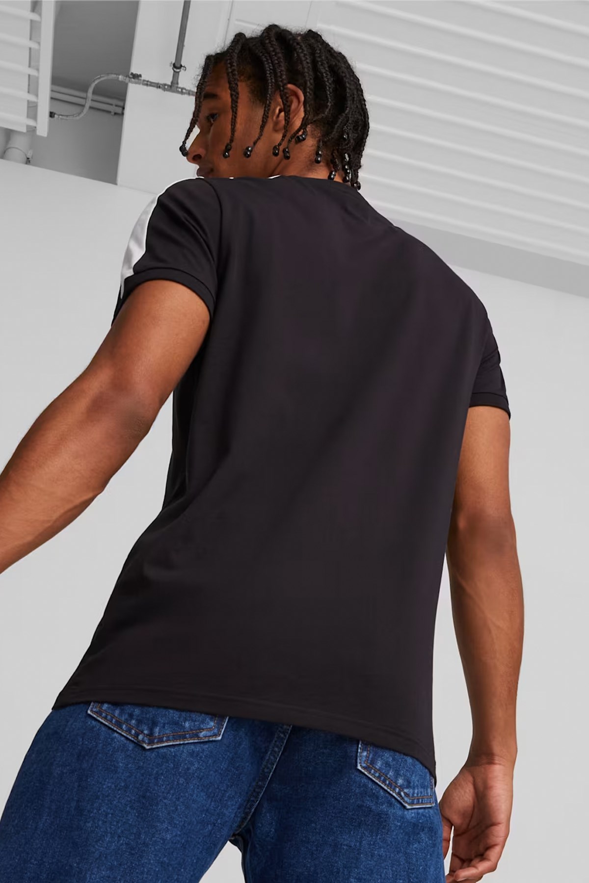 Puma T7 Iconic Erkek Tişört 53820401 Siyah