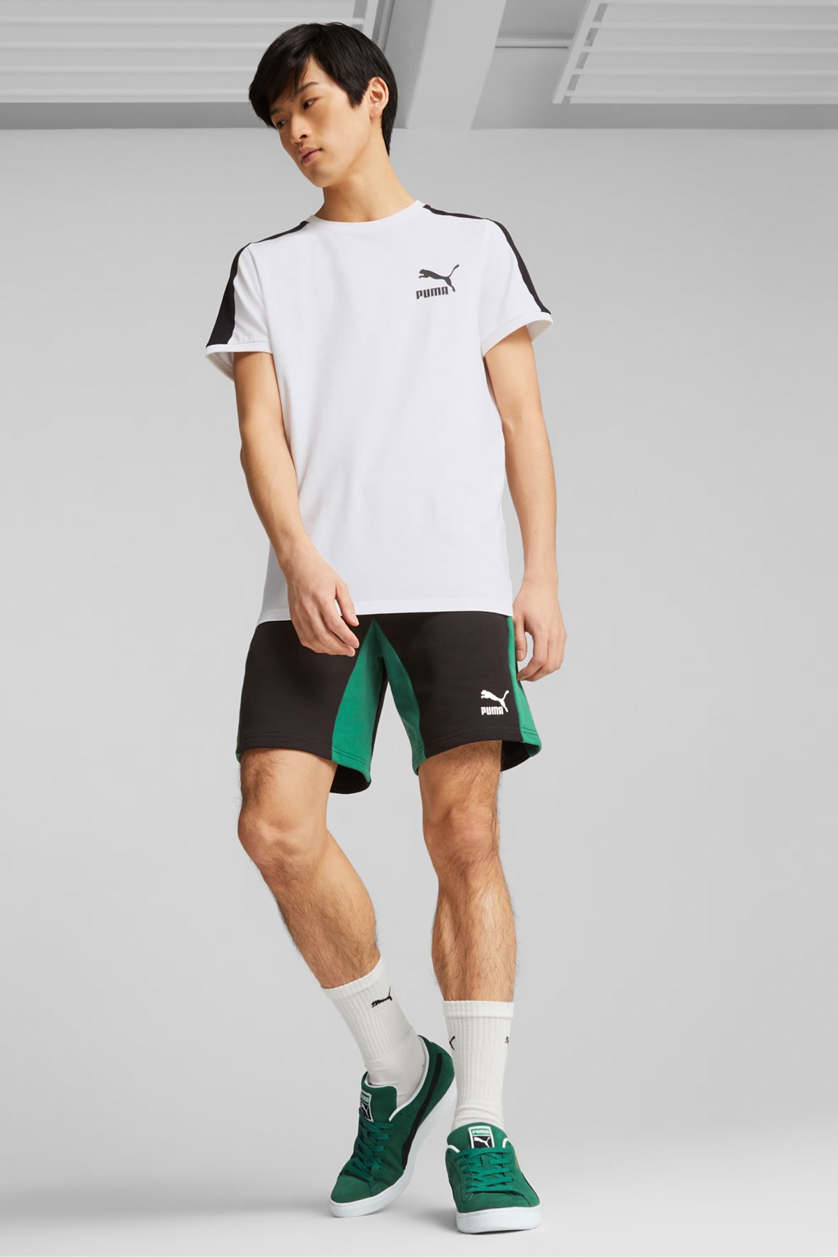 Puma T7 Iconic Erkek Tişört 53820402 Beyaz