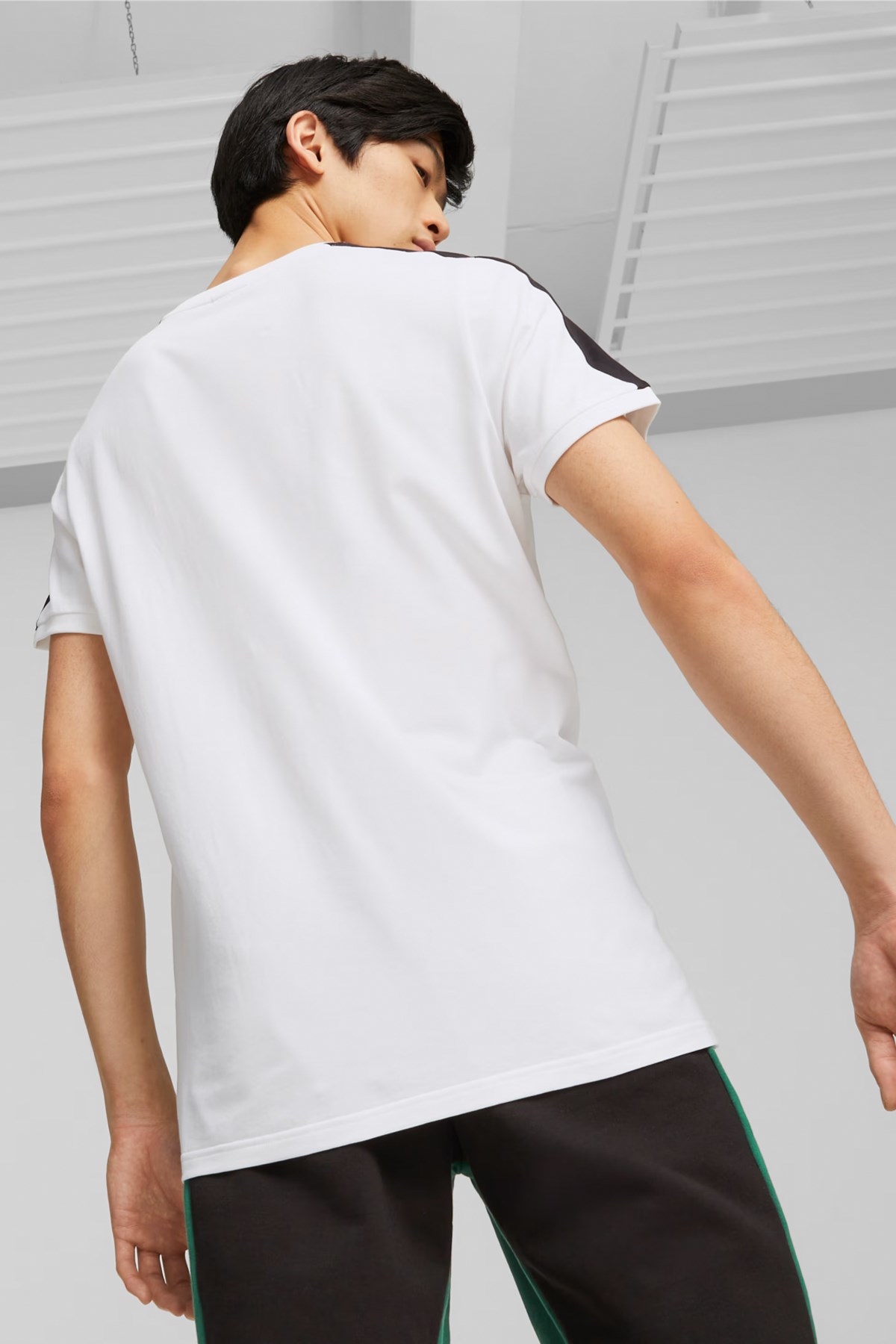 Puma T7 Iconic Erkek Tişört 53820402 Beyaz