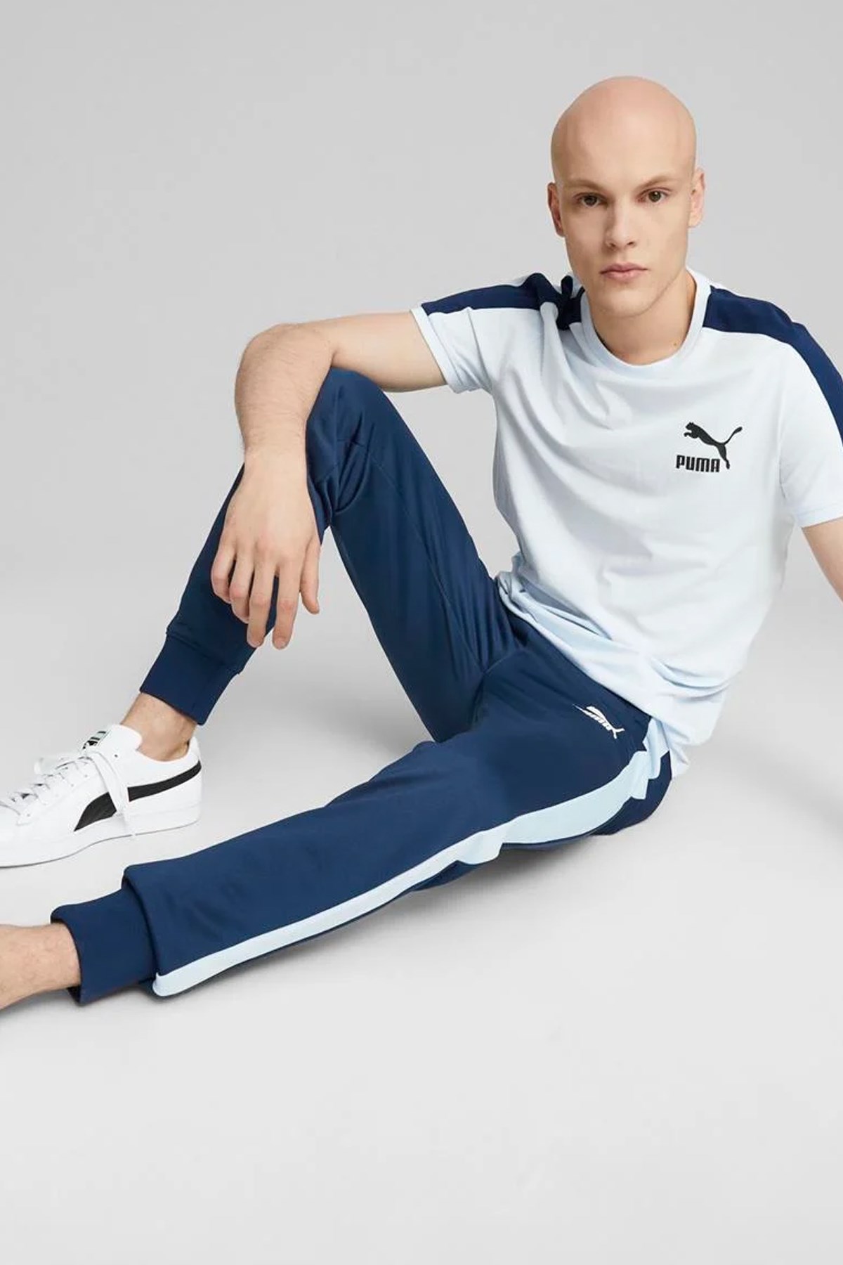 Puma T7 iconic Erkek Tişört 53820469 Beyaz