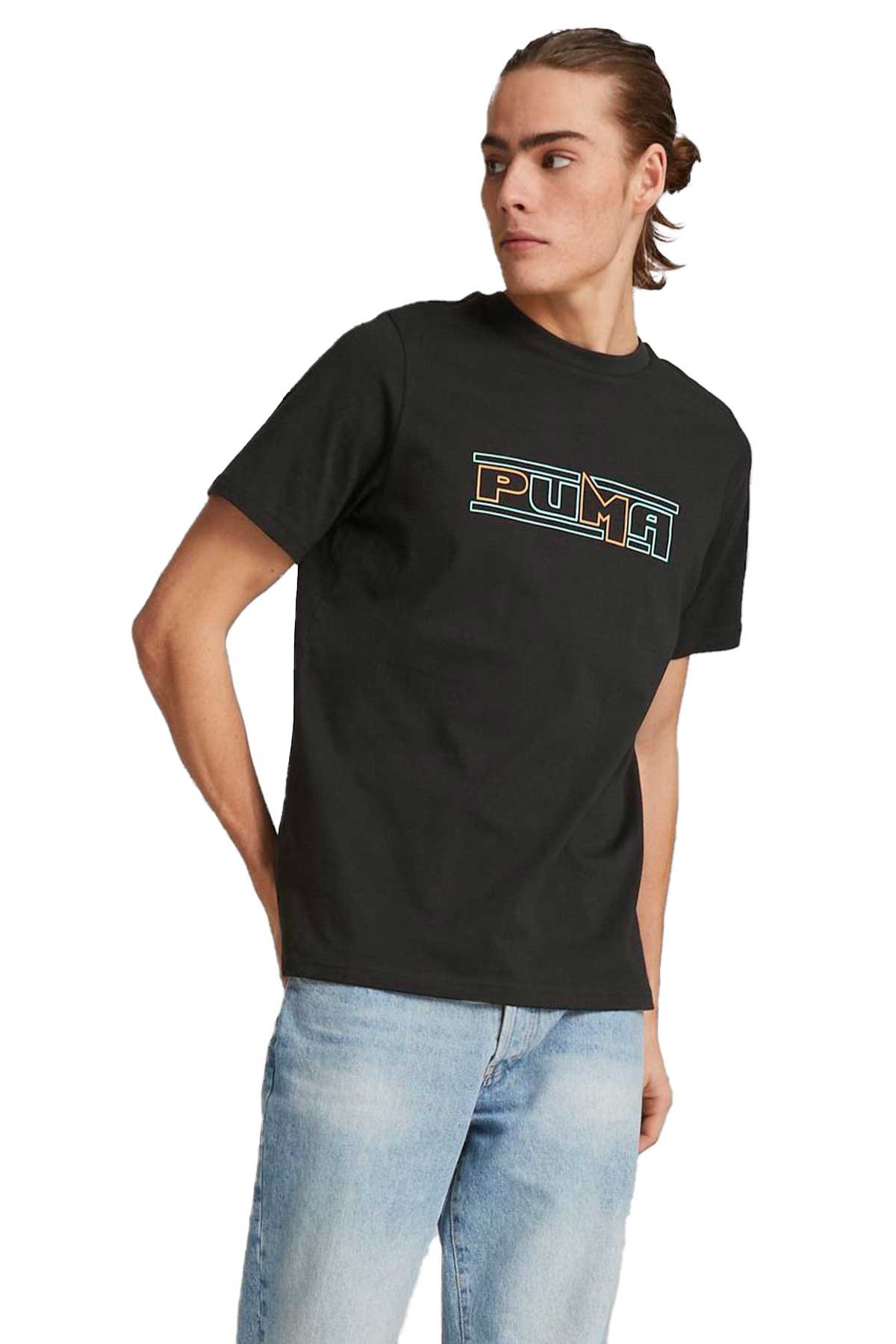 Puma Graphic Erkek Tişört 53821901 Siyah