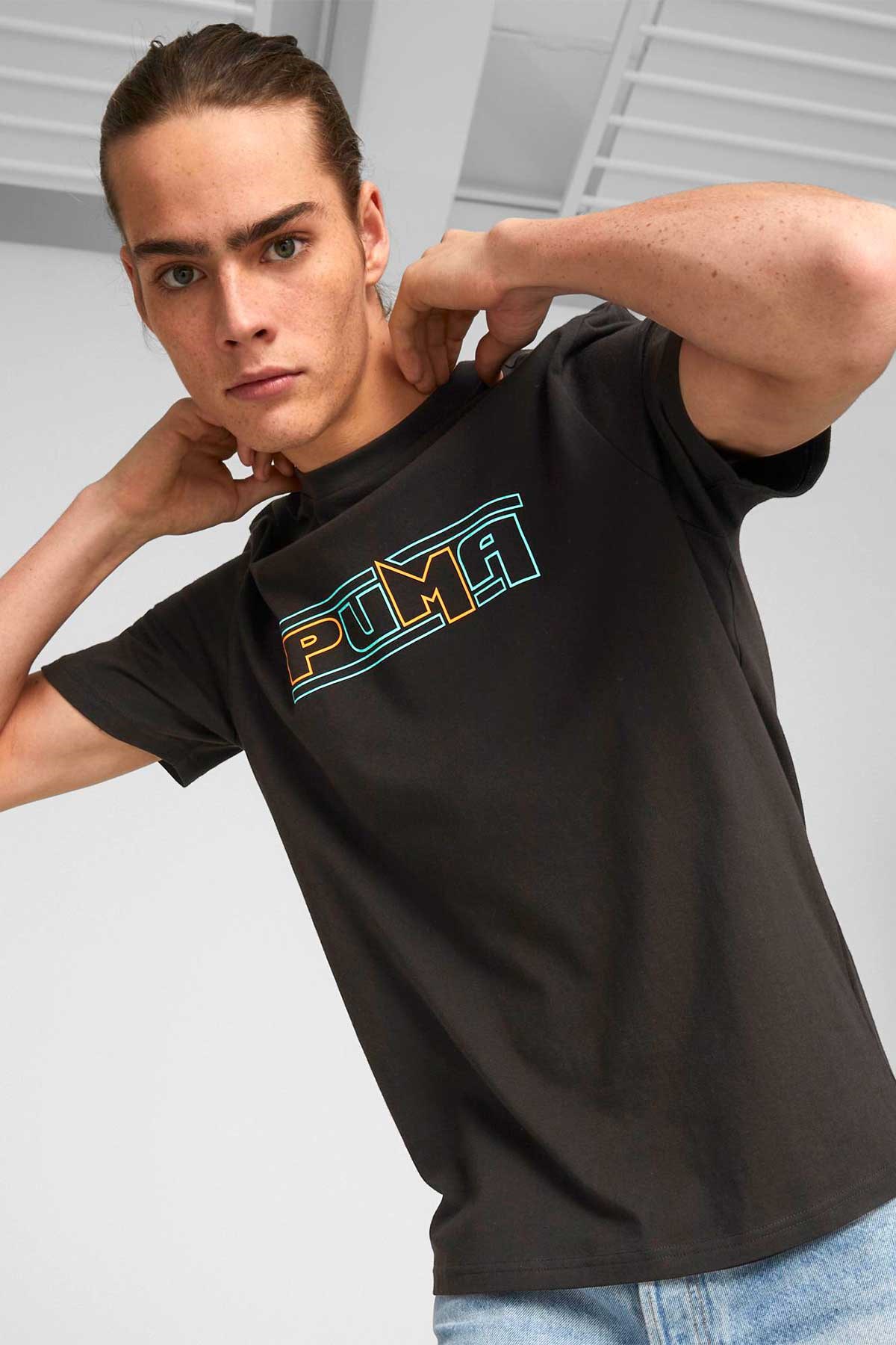 Puma Graphic Erkek Tişört 53821901 Siyah
