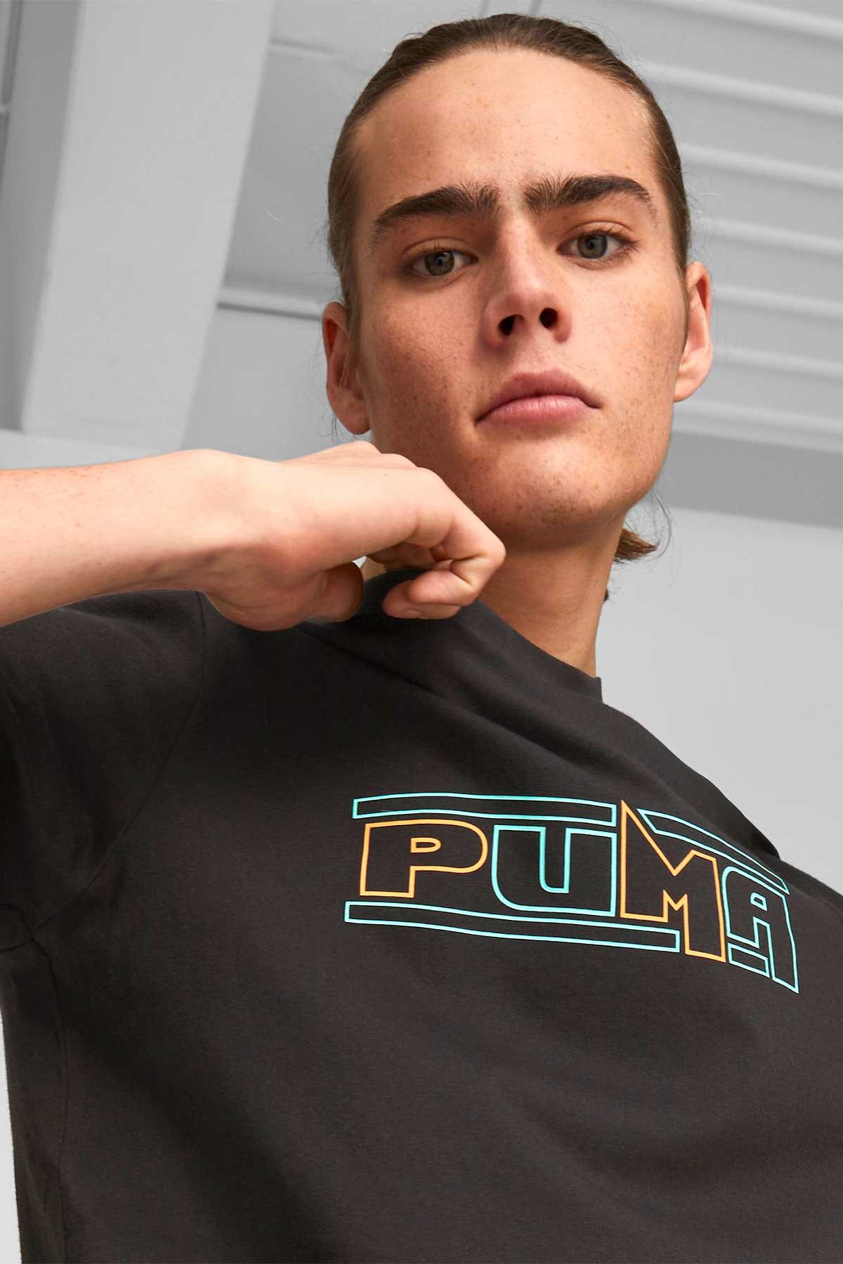 Puma Graphic Erkek Tişört 53821901 Siyah