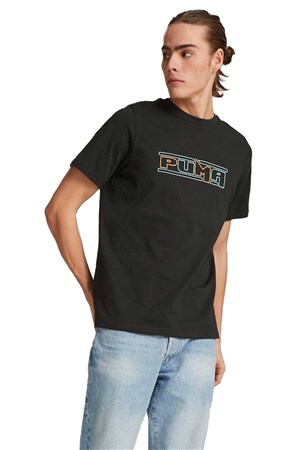 Puma Graphic Erkek Tişört 53821901 Siyah