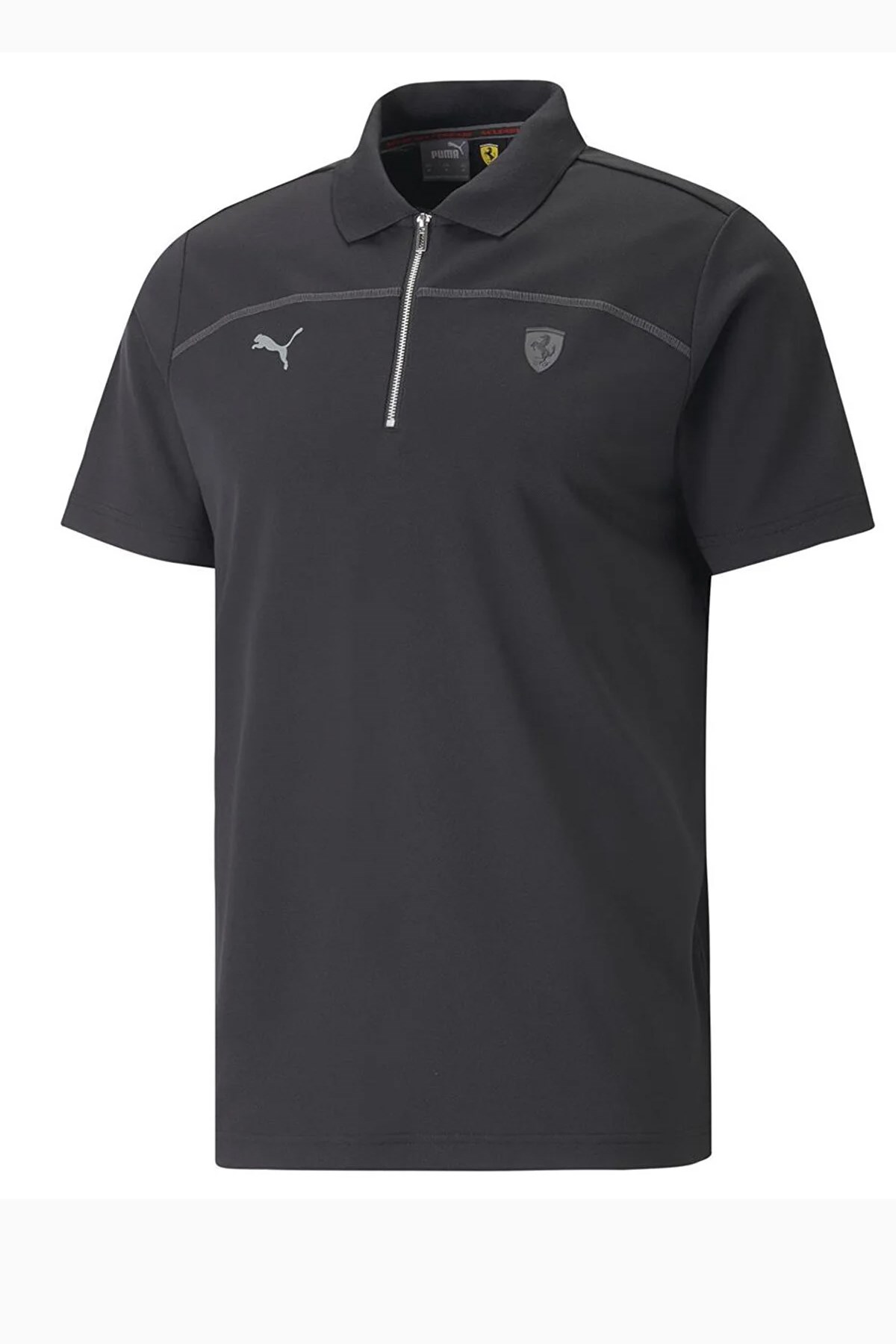 Puma Ferrari Style Erkek Polo Tişört 53833001 Siyah