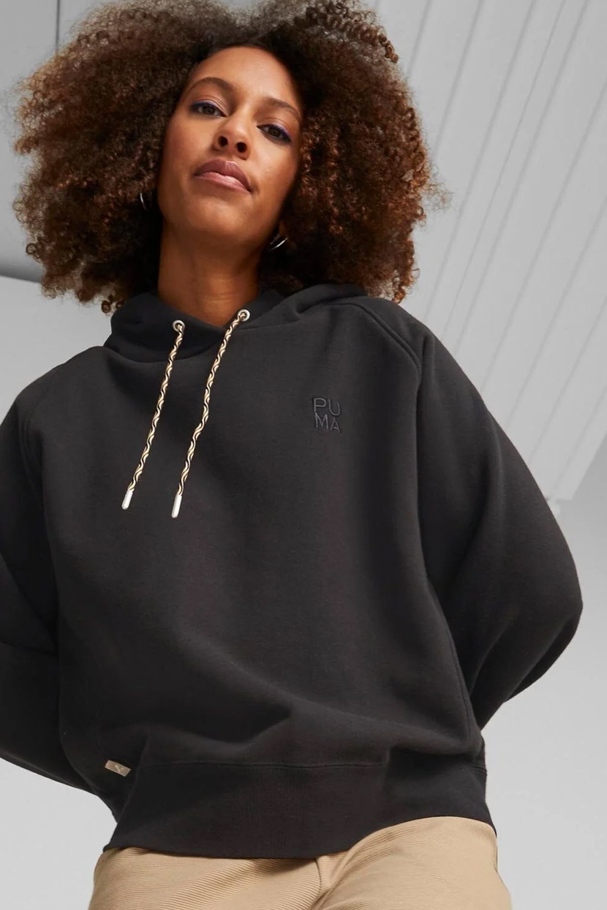 Puma Infuse Hoodie Kadın Sweat 53835001 Siyah