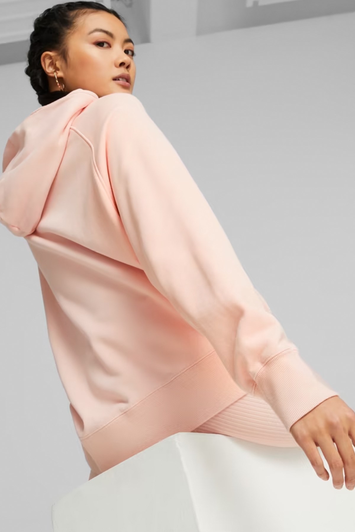 Puma Infuse Kadın Sweatshirt 53835066 Pembe