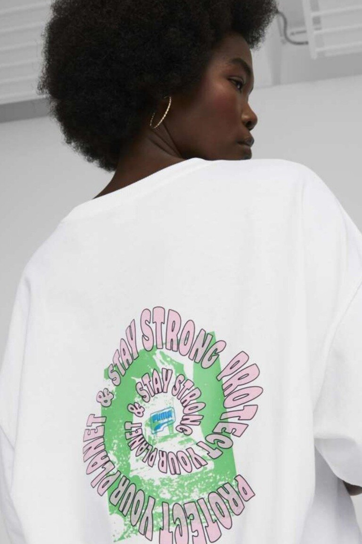 Puma Downtown Graphic Kadın Elbise 53837602 Beyaz