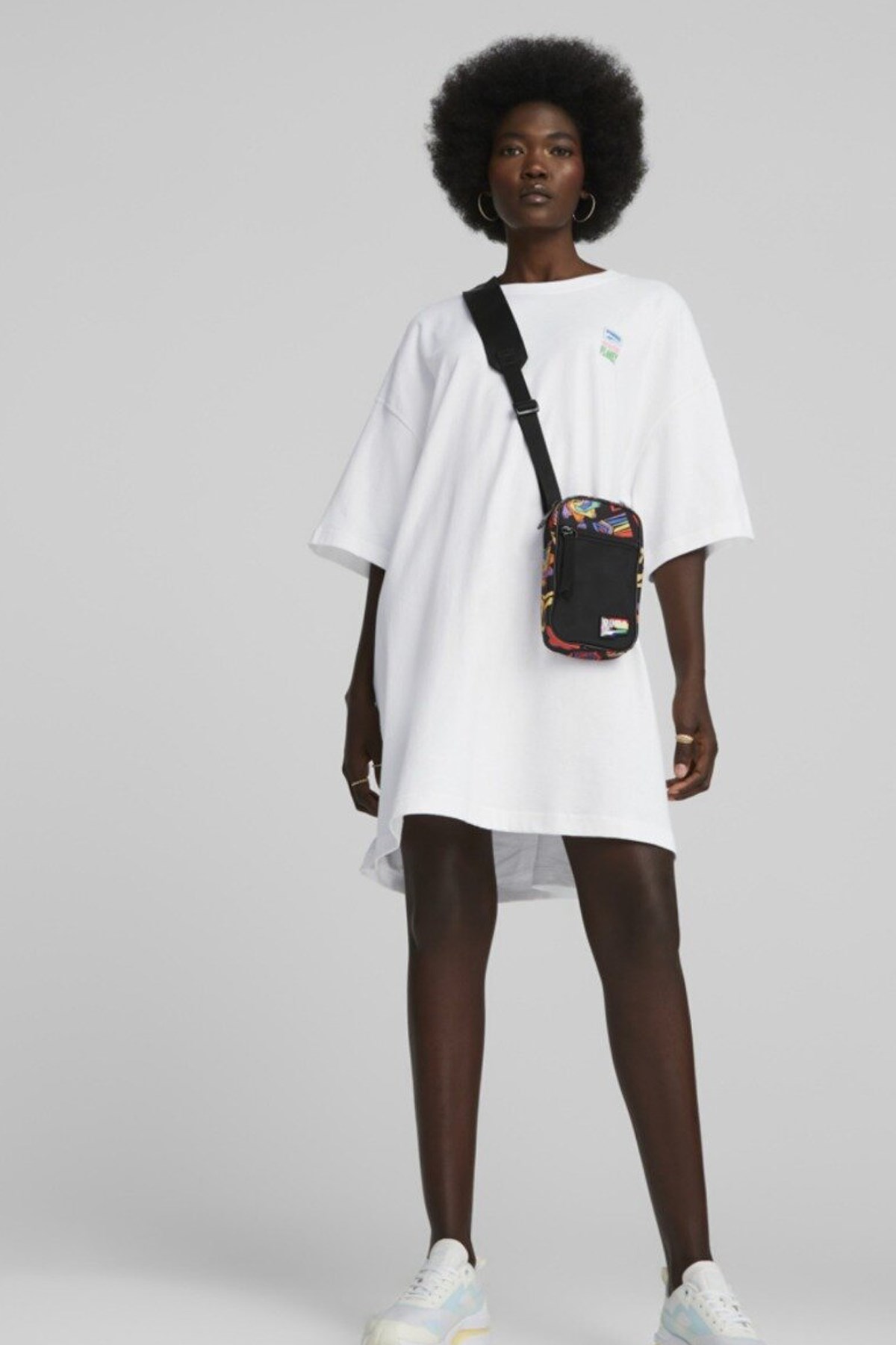 Puma Downtown Graphic Kadın Elbise 53837602 Beyaz