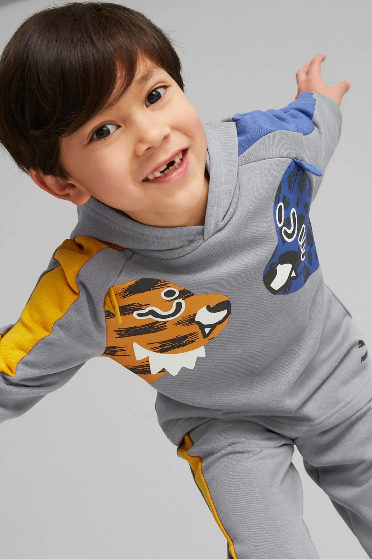 Puma T7 Pumamates Çocuk Sweat 53847169 Gri