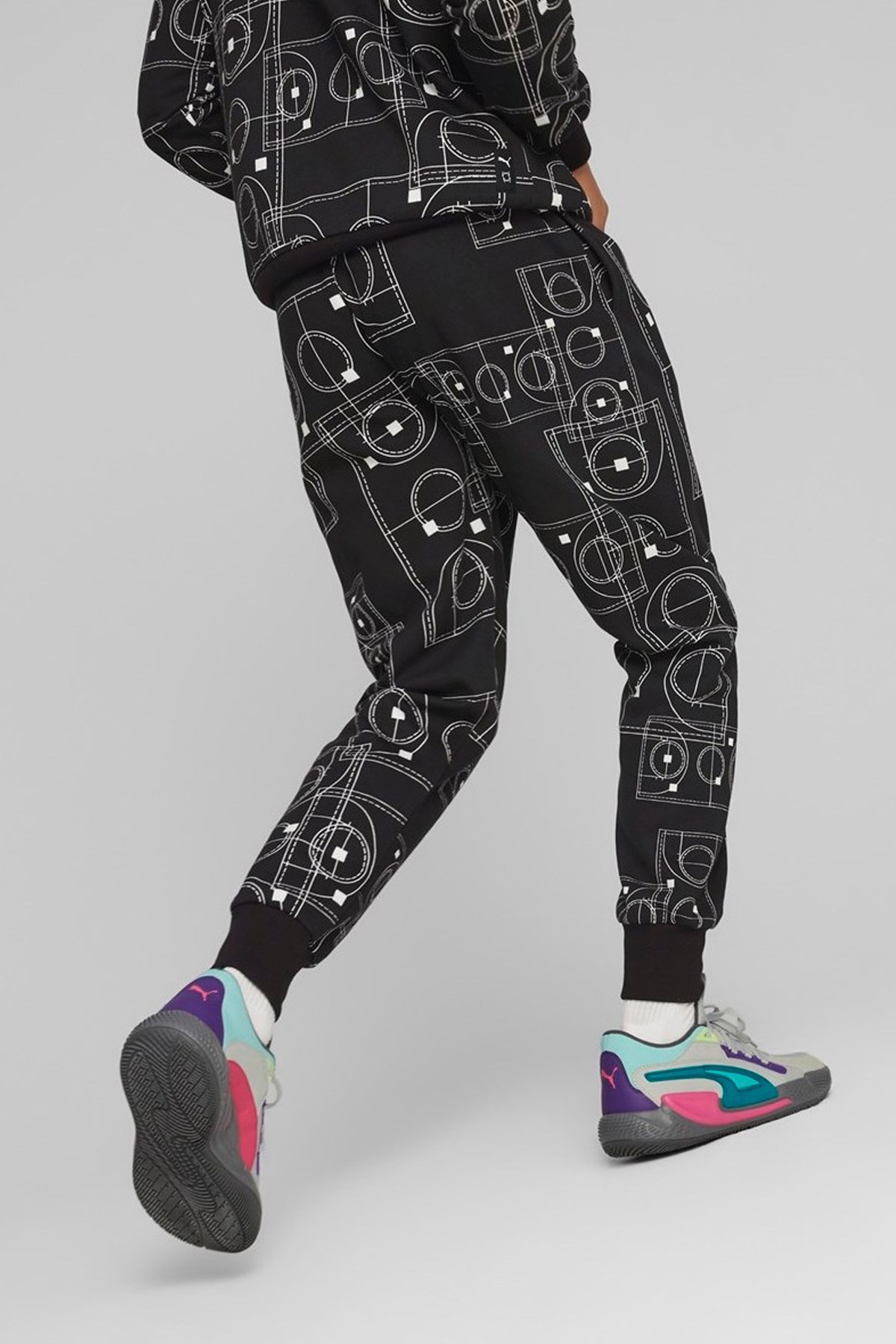 Puma Courtside Booster Erkek Eşofman Altı 53855901 Siyah