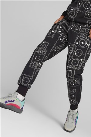 Puma Courtside Booster Erkek Eşofman Altı 53855901 Siyah