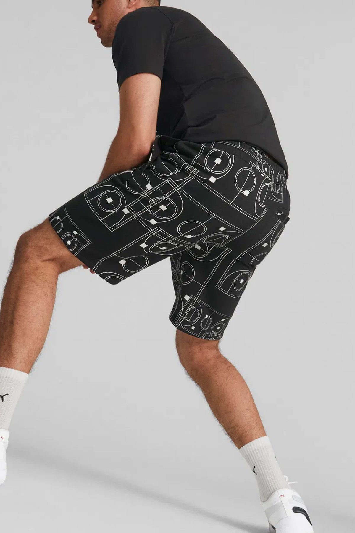 Puma Courtside Booster Basket Şortu 53856101 Siyah