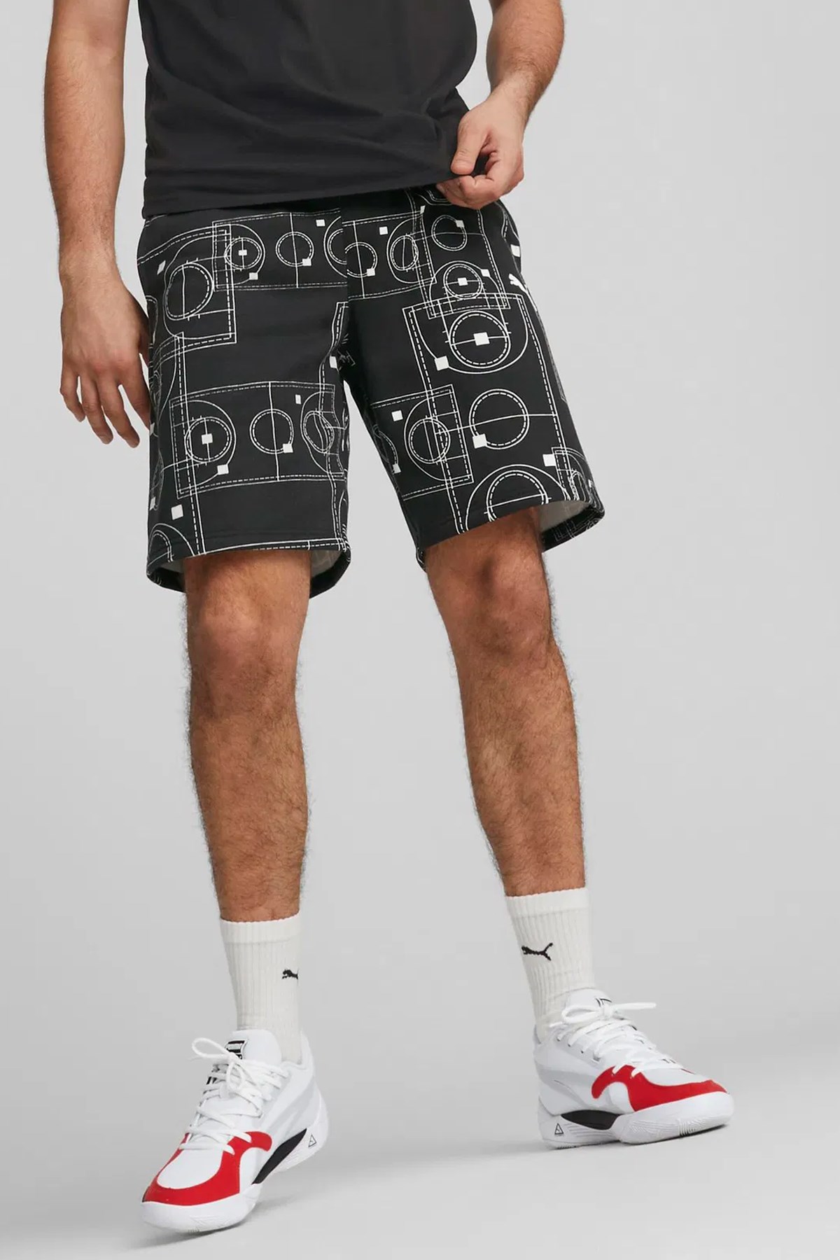 Puma Courtside Booster Basket Şortu 53856101 Siyah