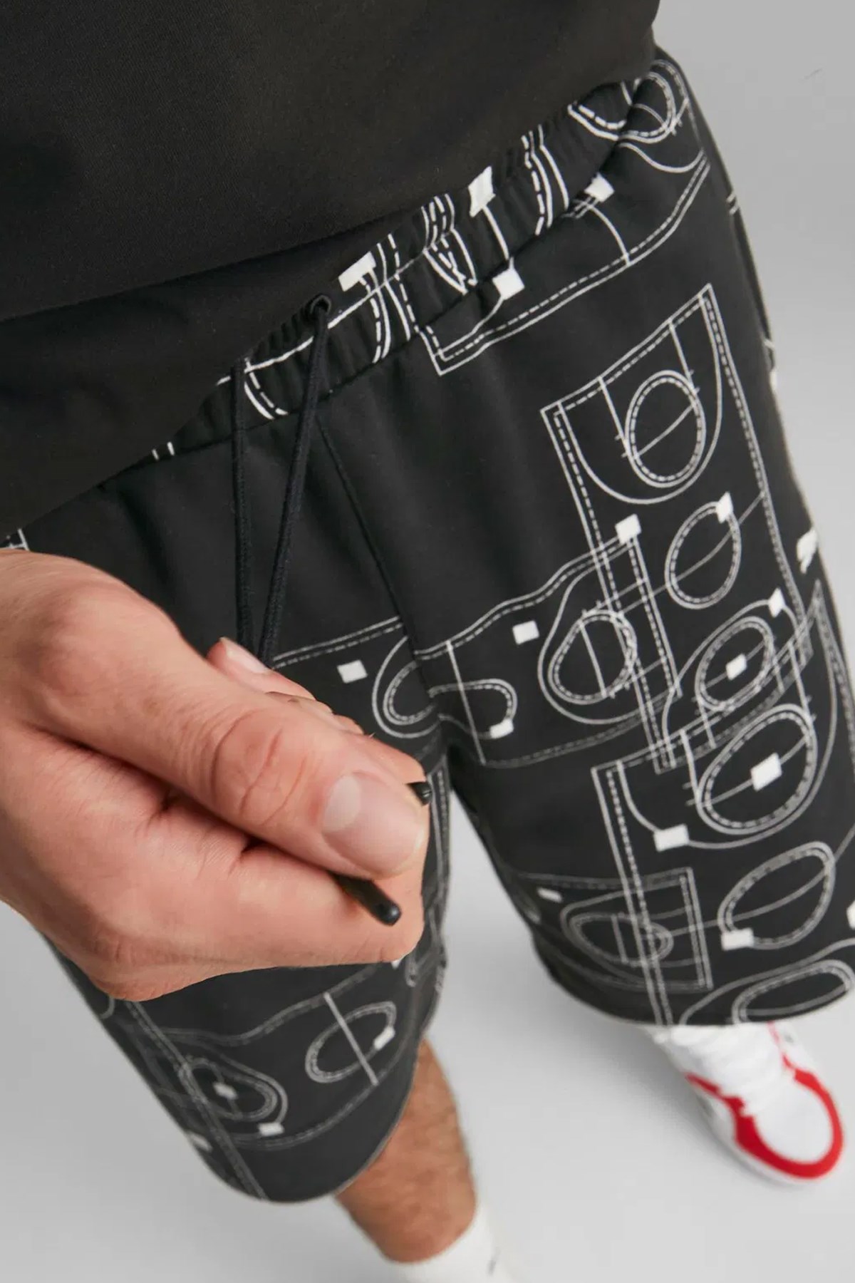 Puma Courtside Booster Basket Şortu 53856101 Siyah