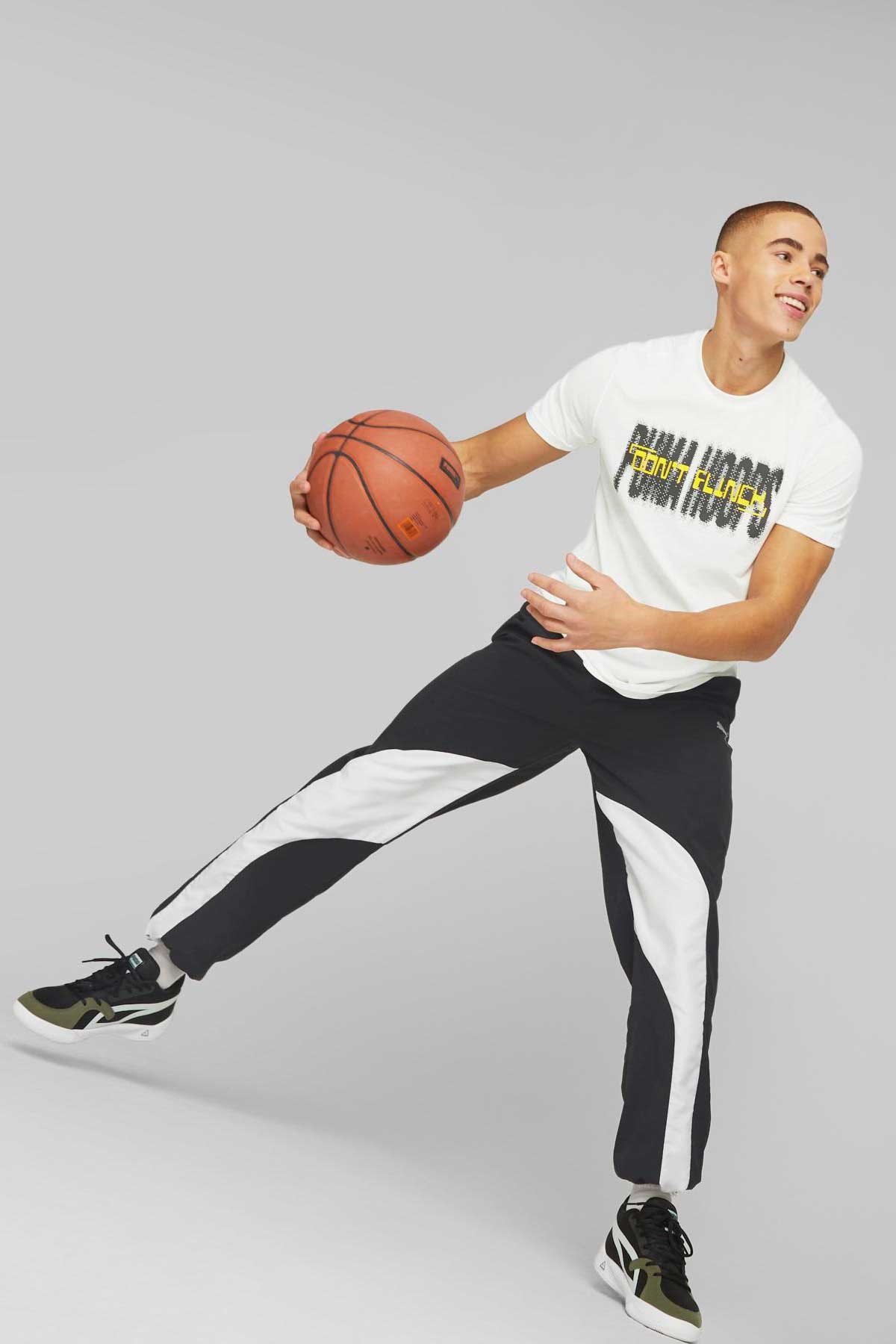 Puma Perimeter Erkek Tişört 53857401 Beyaz