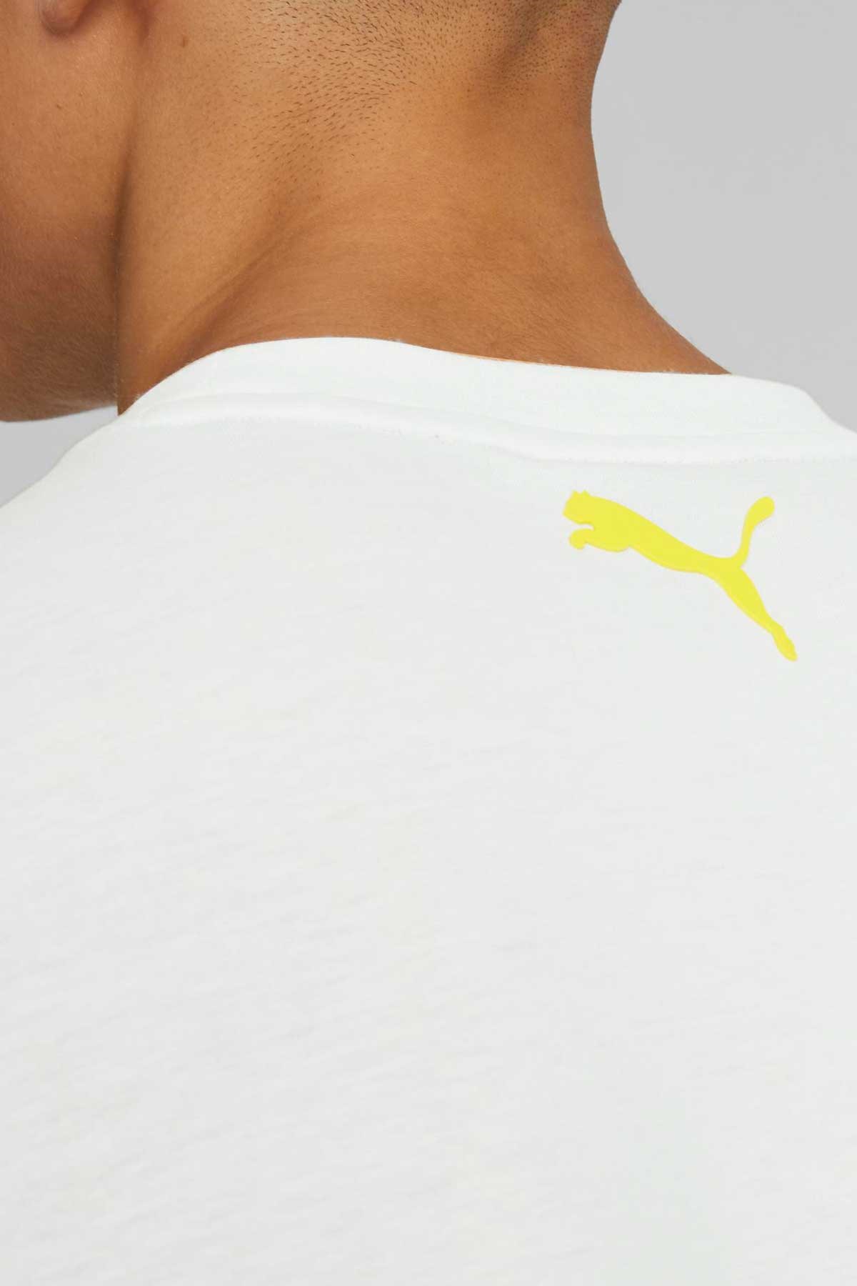 Puma Perimeter Erkek Tişört 53857401 Beyaz