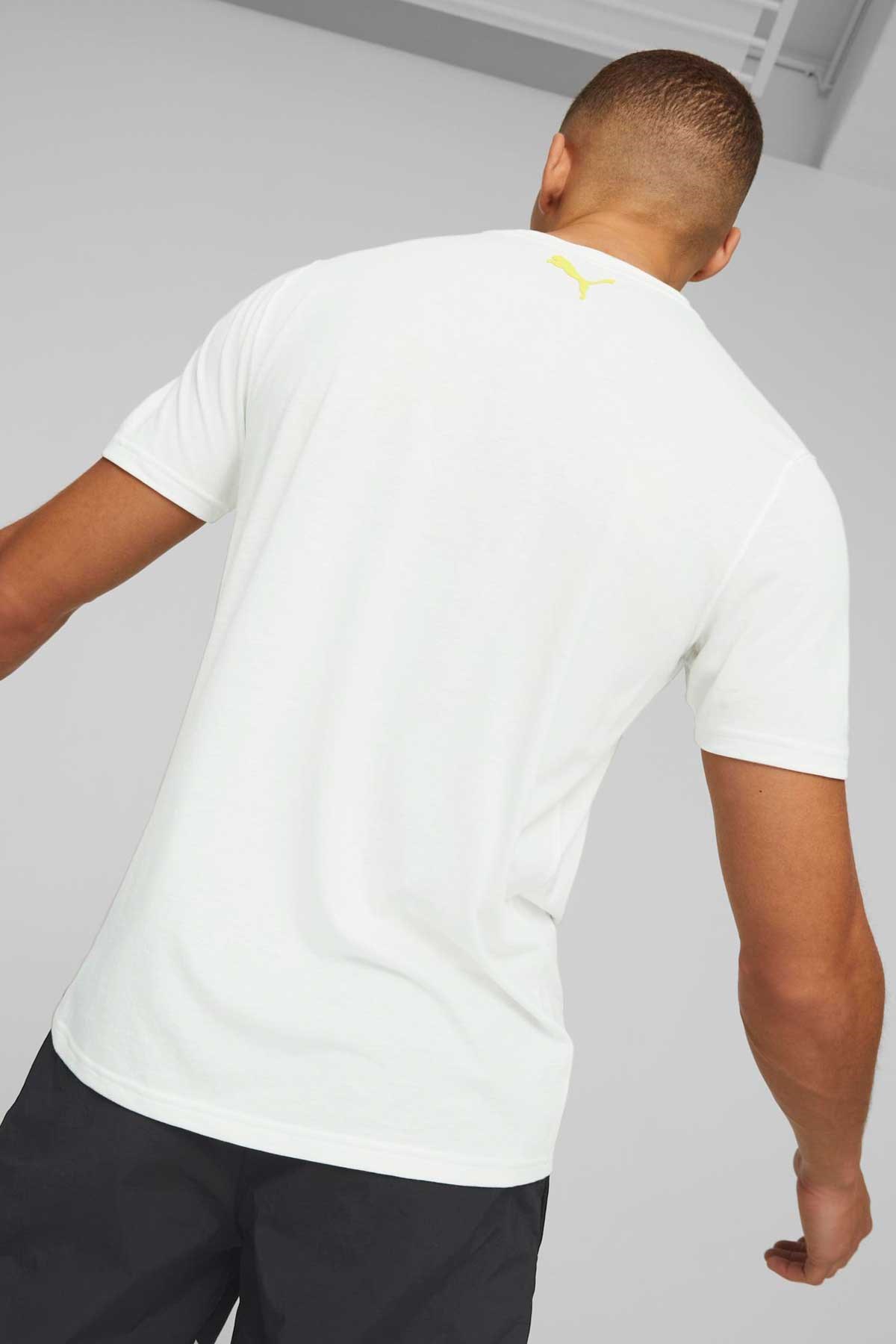 Puma Perimeter Erkek Tişört 53857401 Beyaz