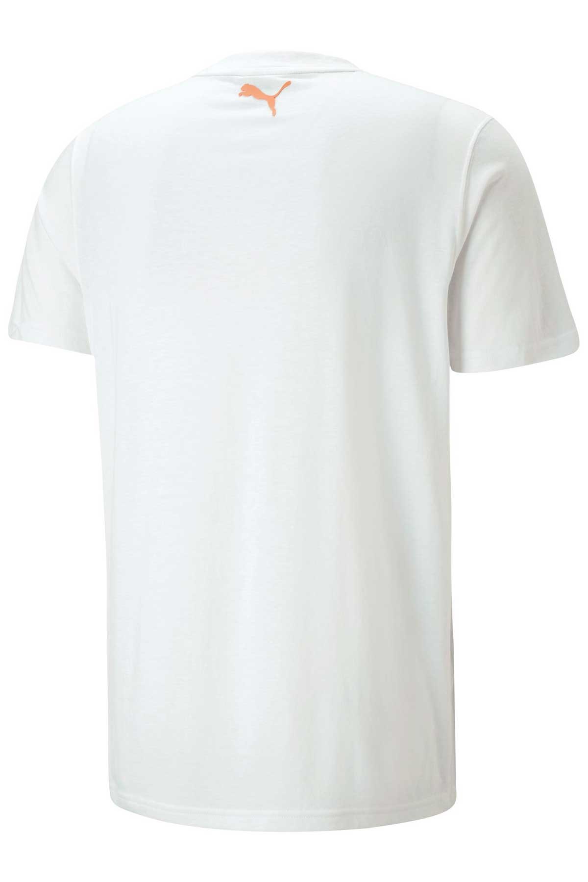 Puma Perimeter Erkek Tişört 53857401 Beyaz