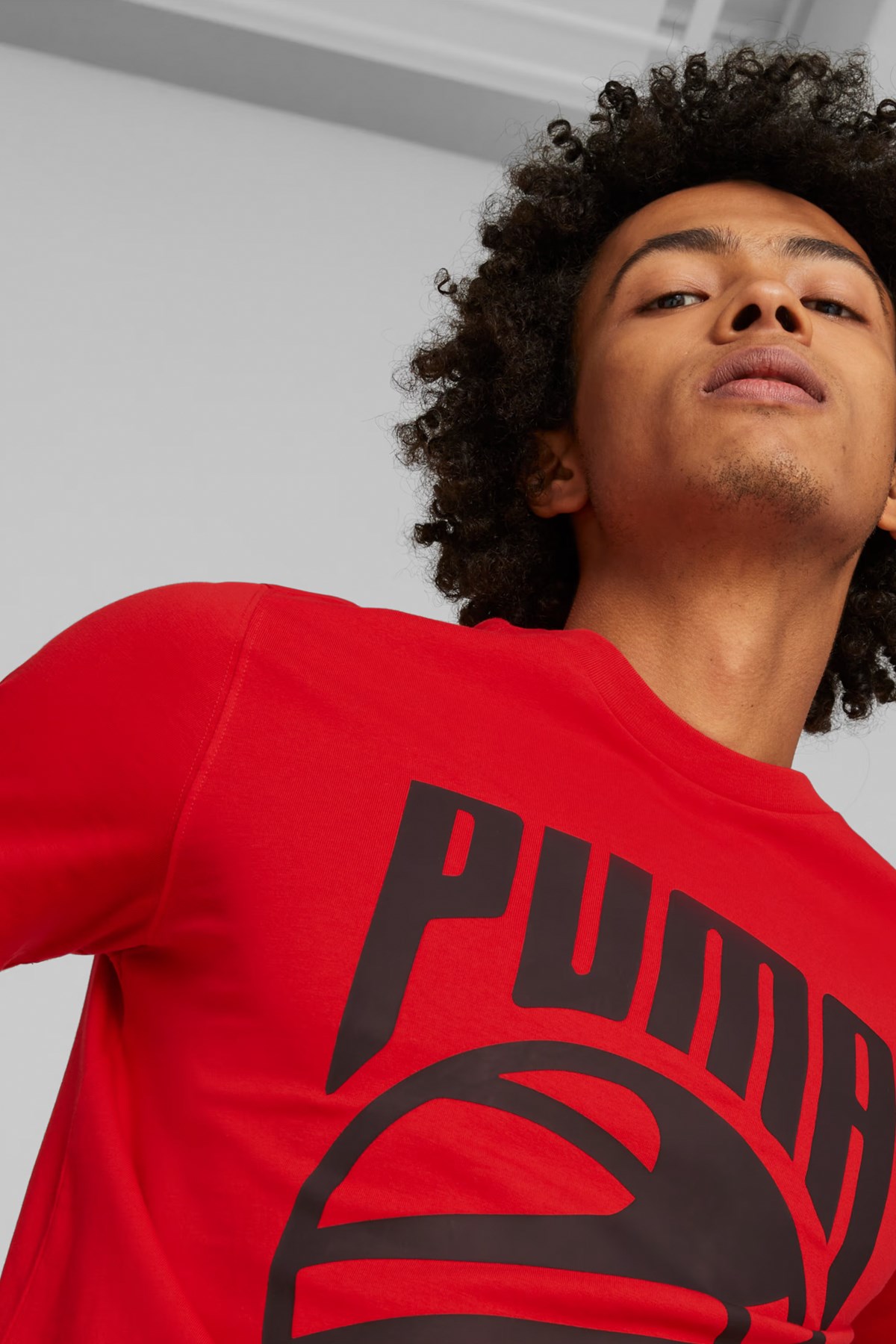 Puma Posterize Erkek Tişört 53859804 Kırmızı