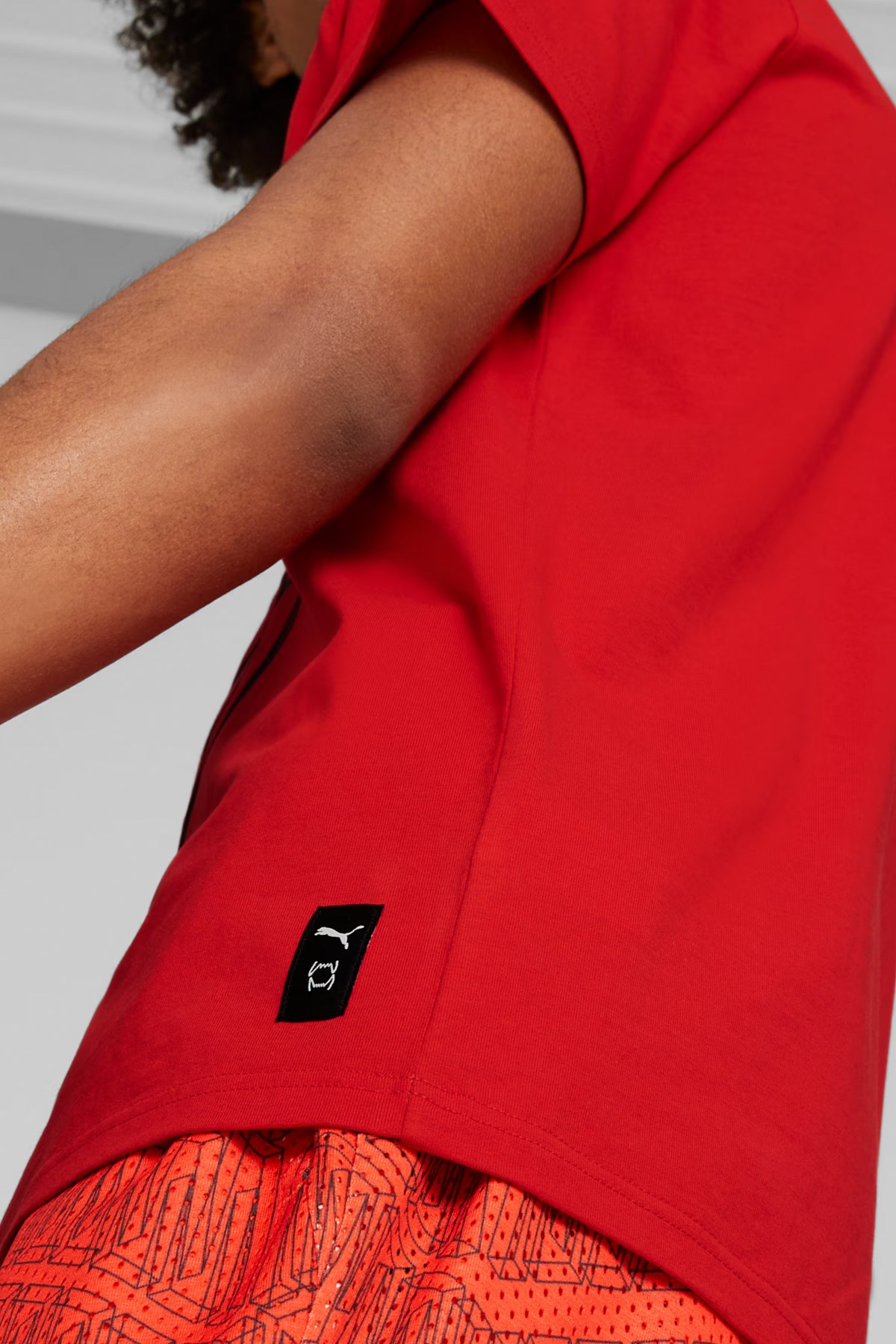 Puma Posterize Erkek Tişört 53859804 Kırmızı