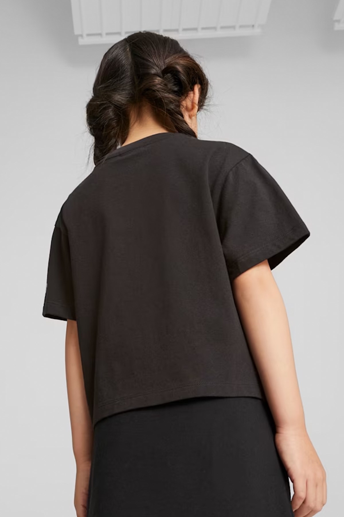 Puma X Spongebob Girls Çocuk Tişört 53867201 Siyah