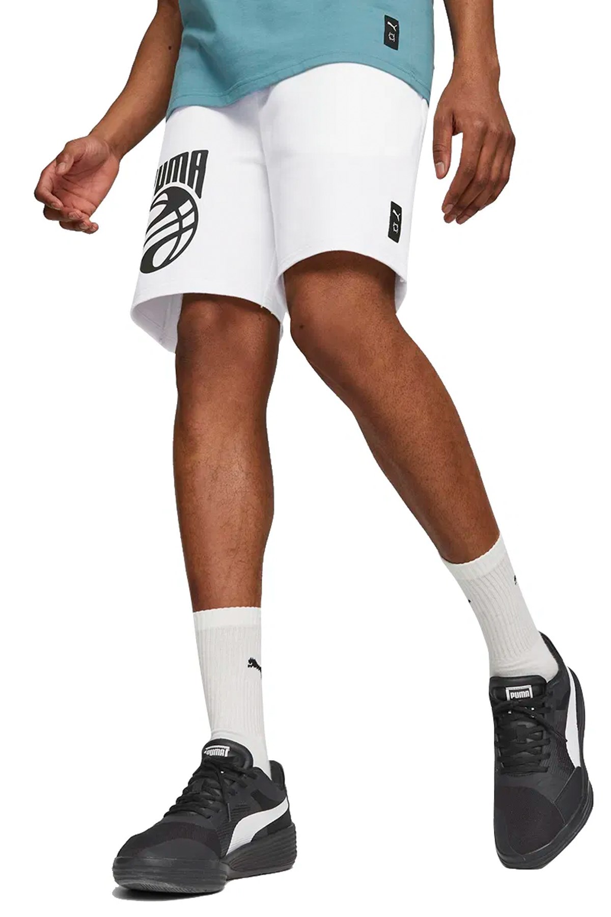 Puma Posterize Short Erkek Şortu 53876511 Beyaz