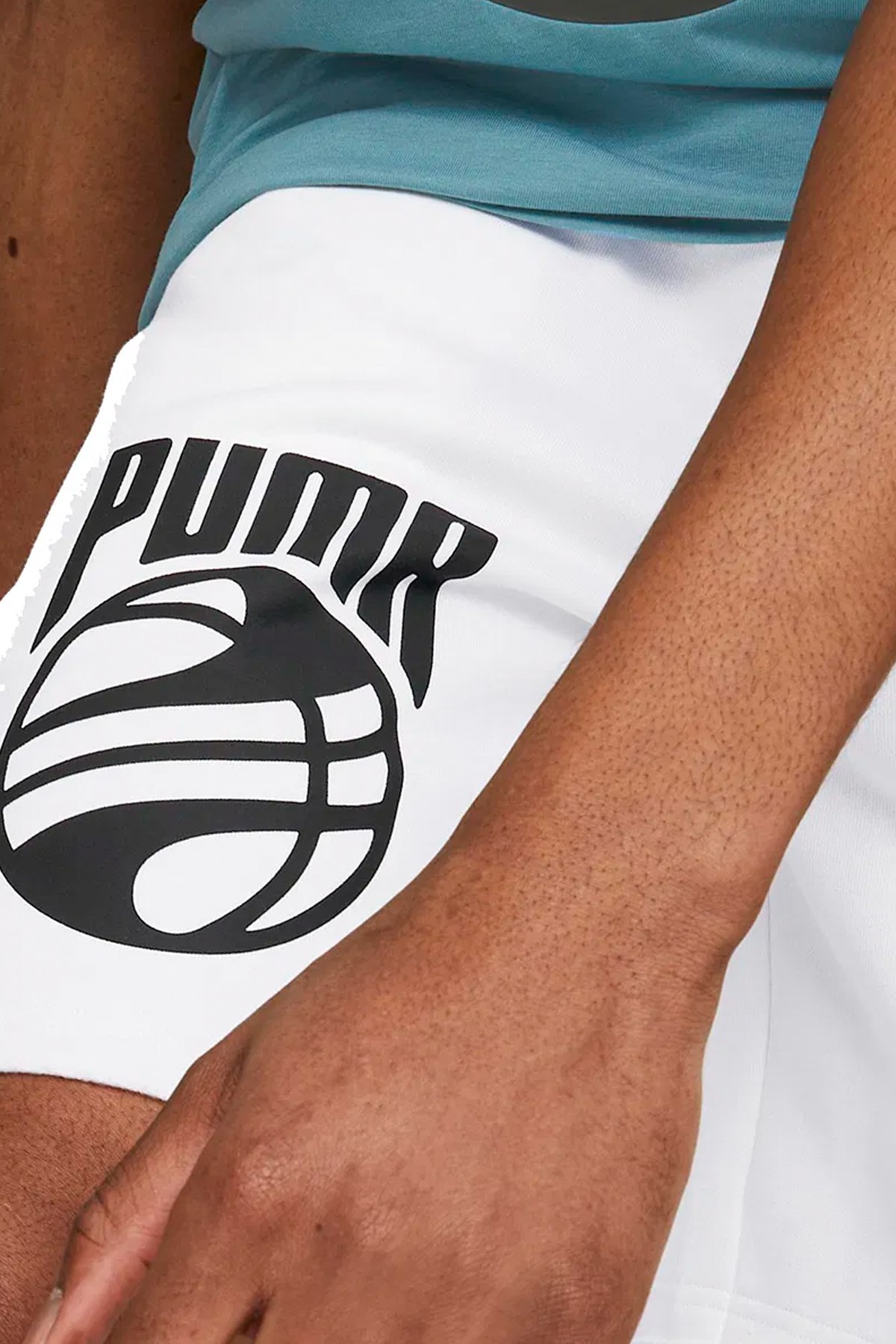 Puma Posterize Short Erkek Şortu 53876511 Beyaz