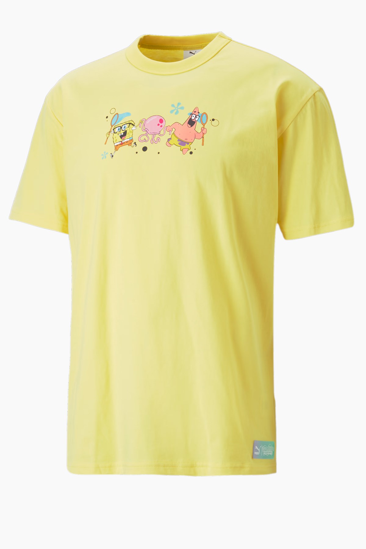 Puma X Spongebob Erkek Tişört 53895860 Sarı