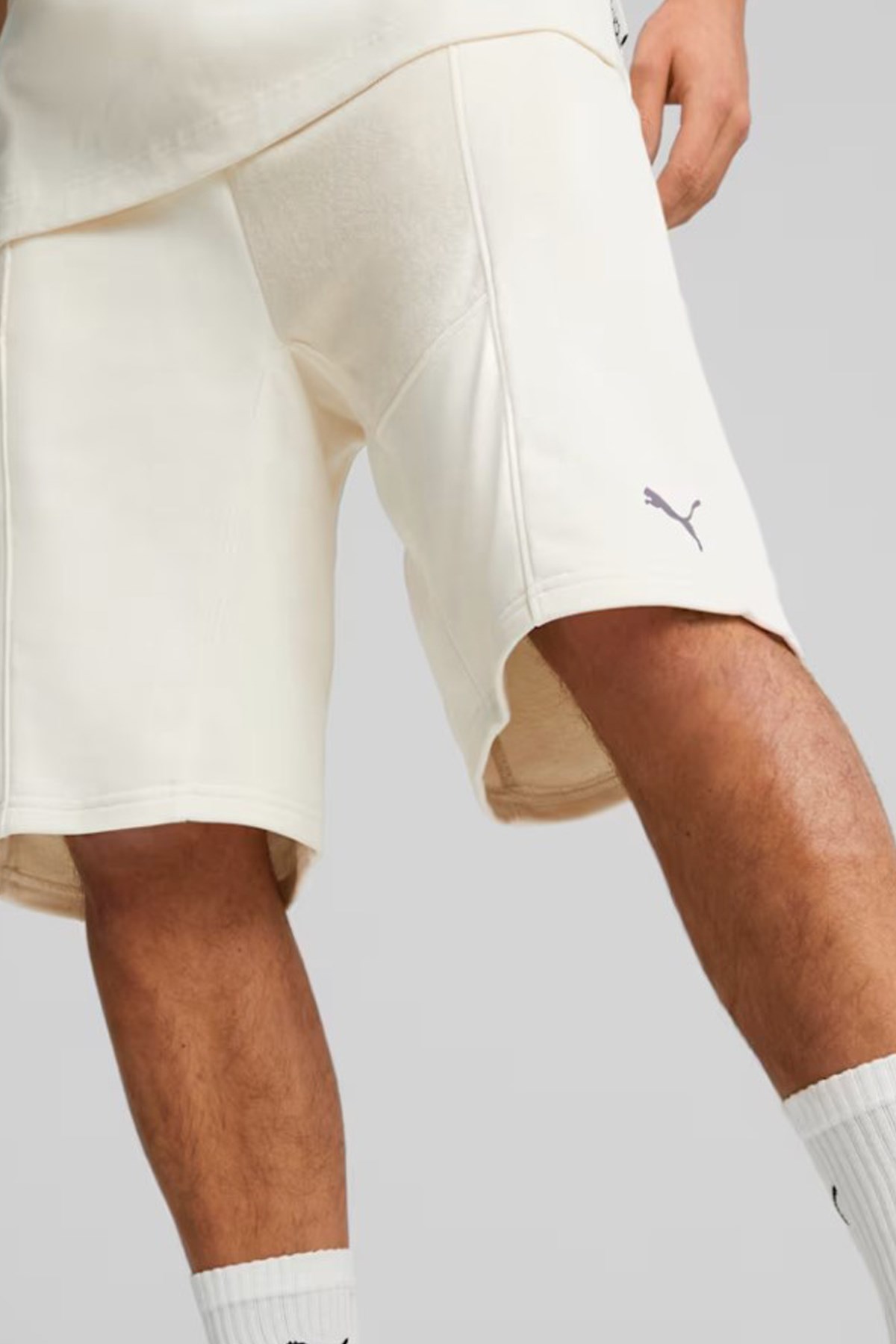 Puma Gen.G Sweat Bermuda Erkek Şort 53901102 Ekru