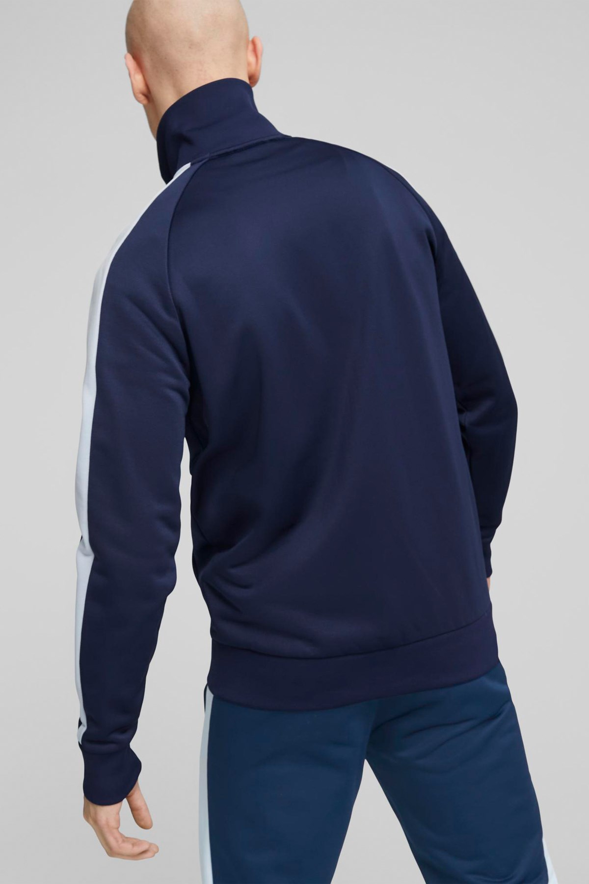 Puma T7 iconic Track Erkek Sweatshirt 53948415 Lacivert